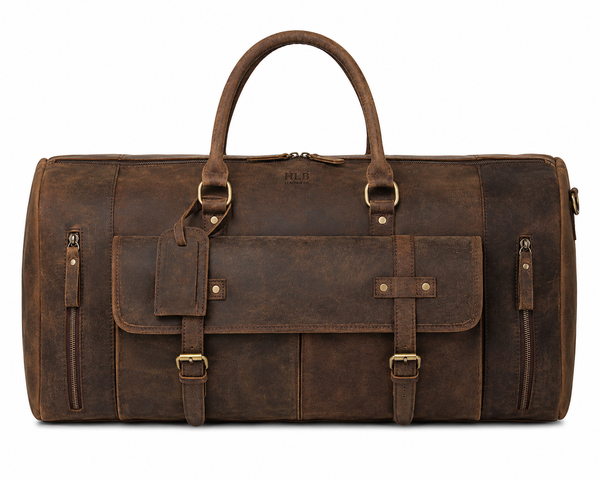 Premium Leather Flight Bag