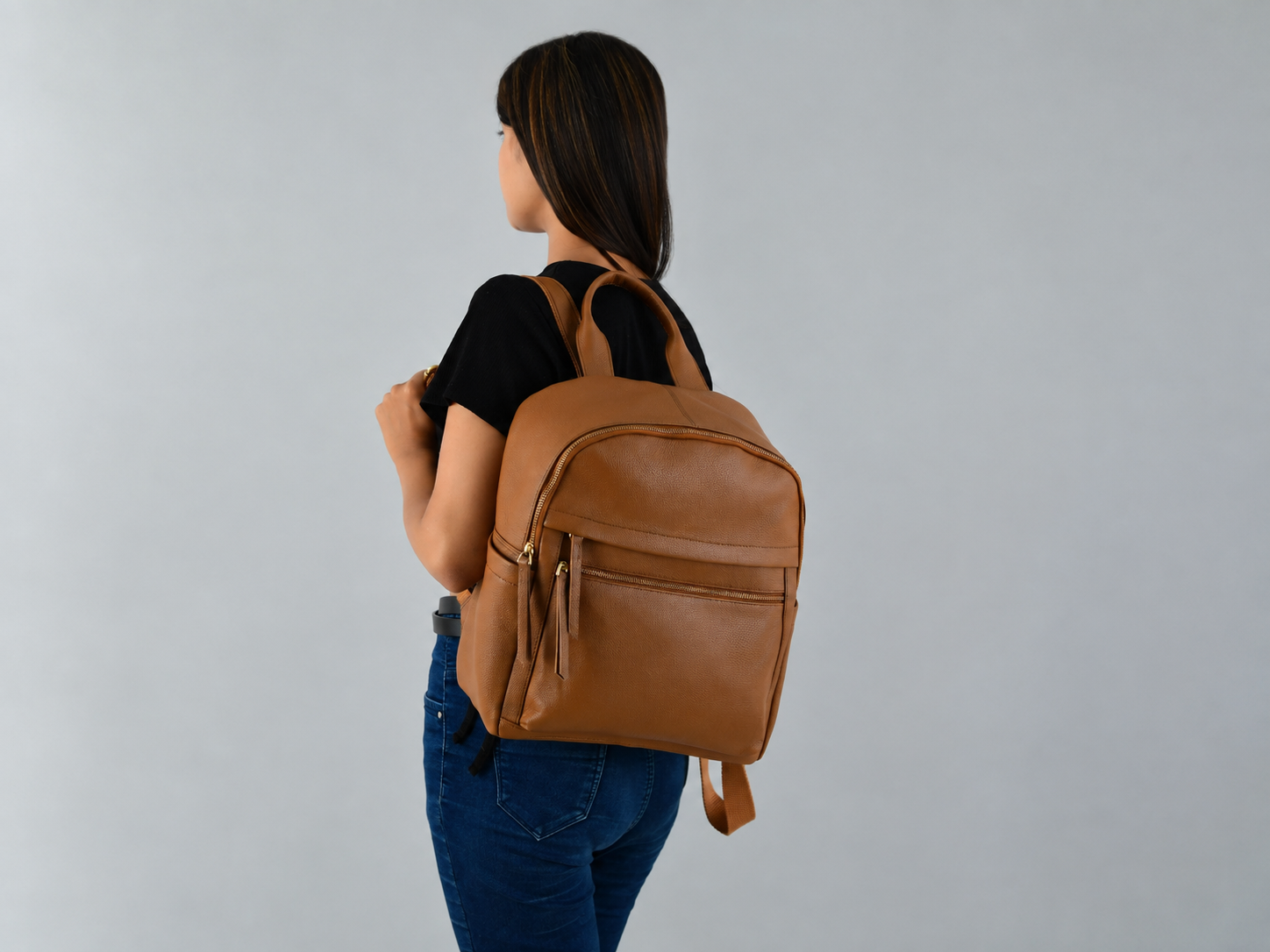 Mini Journey Leather Backpack