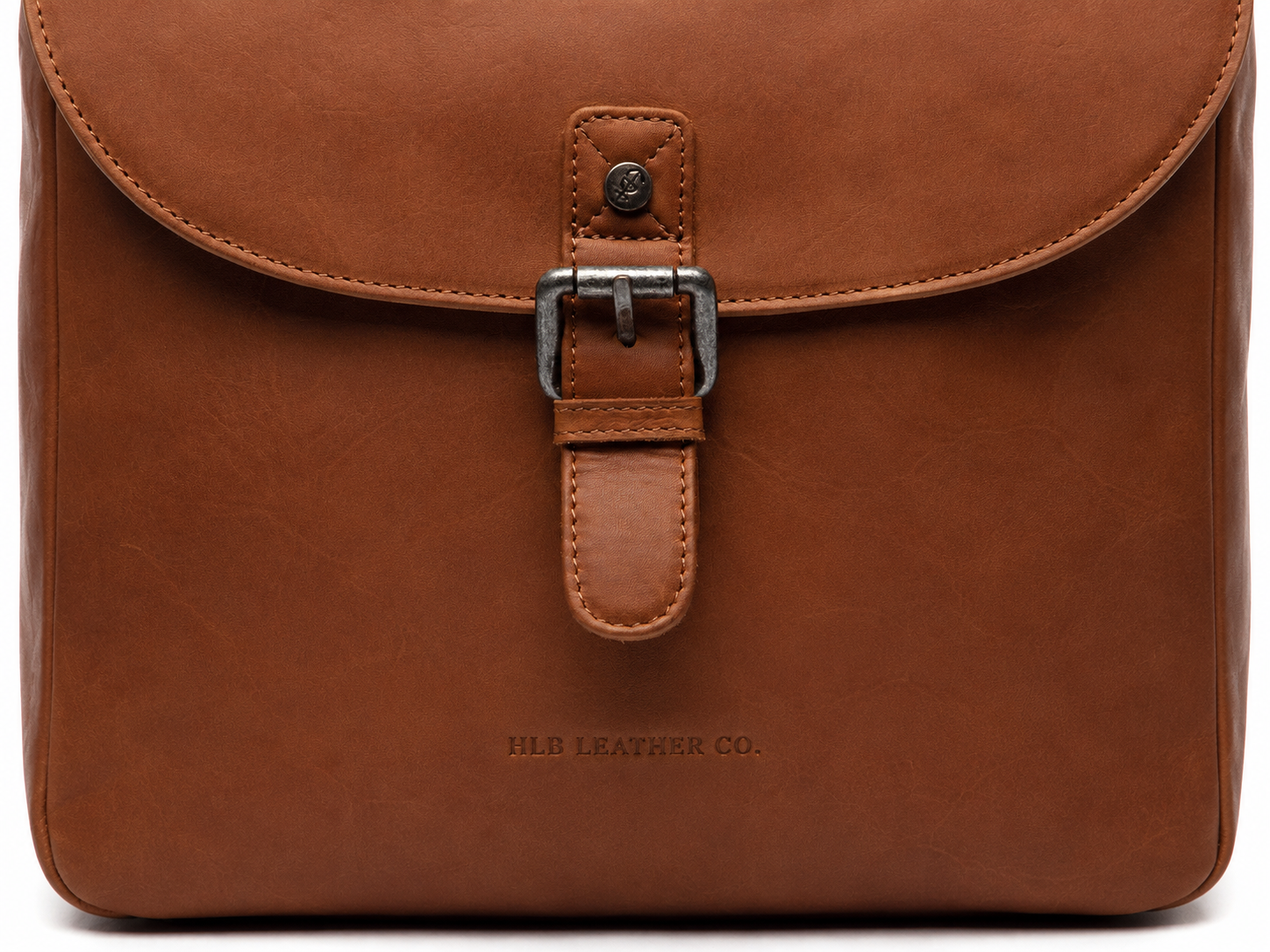 Leather Backpack Cognac Vermont