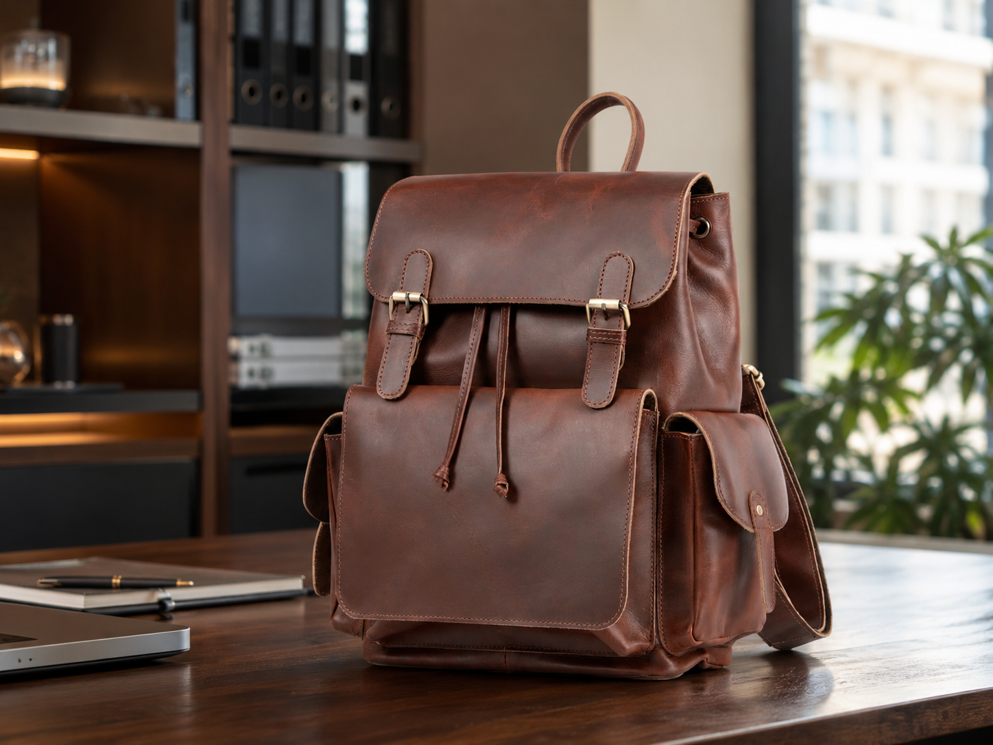 Oakley Buffalo Leather Backpack