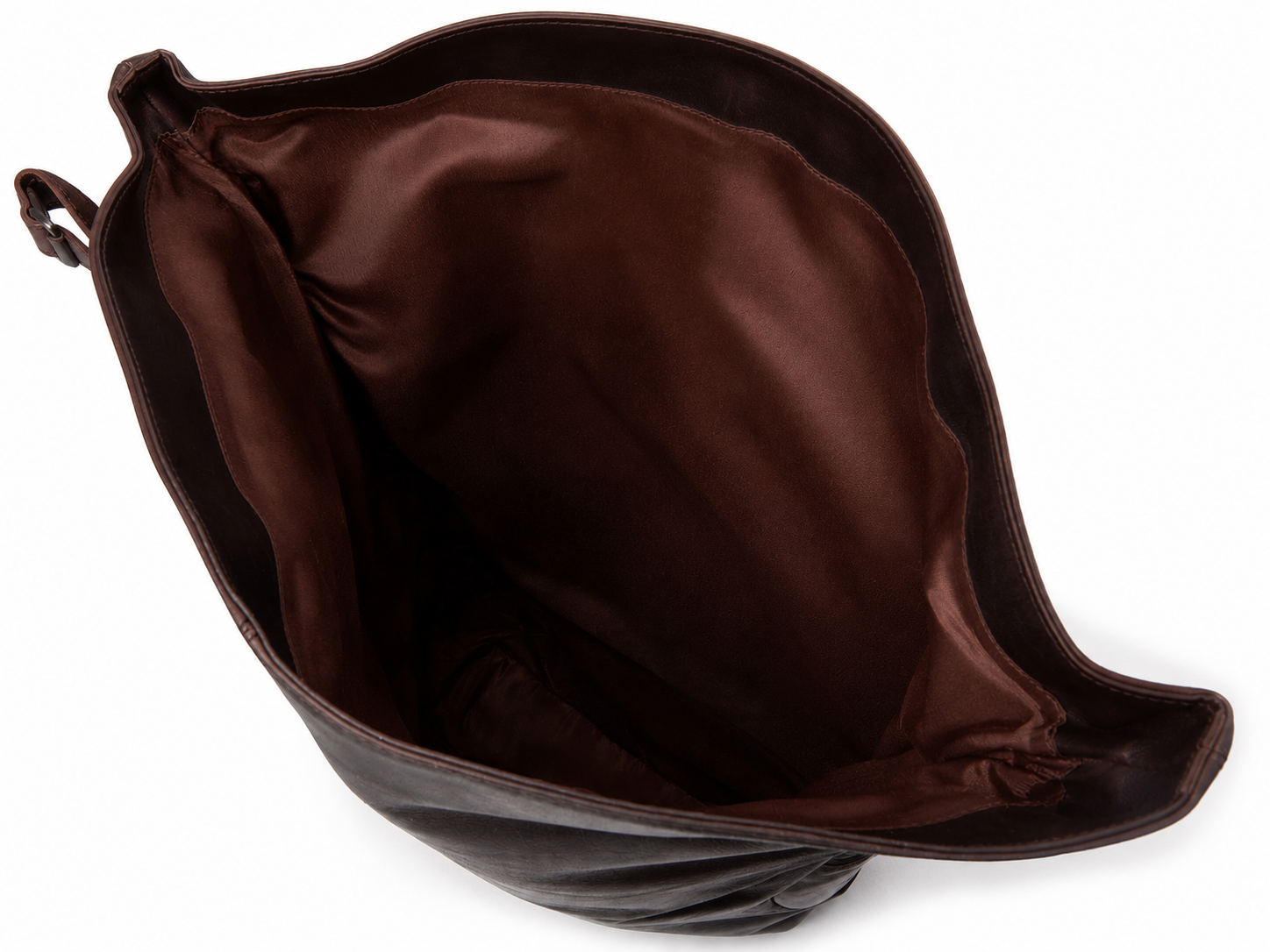 Leather Roll-top Backpack Brown Liverpool