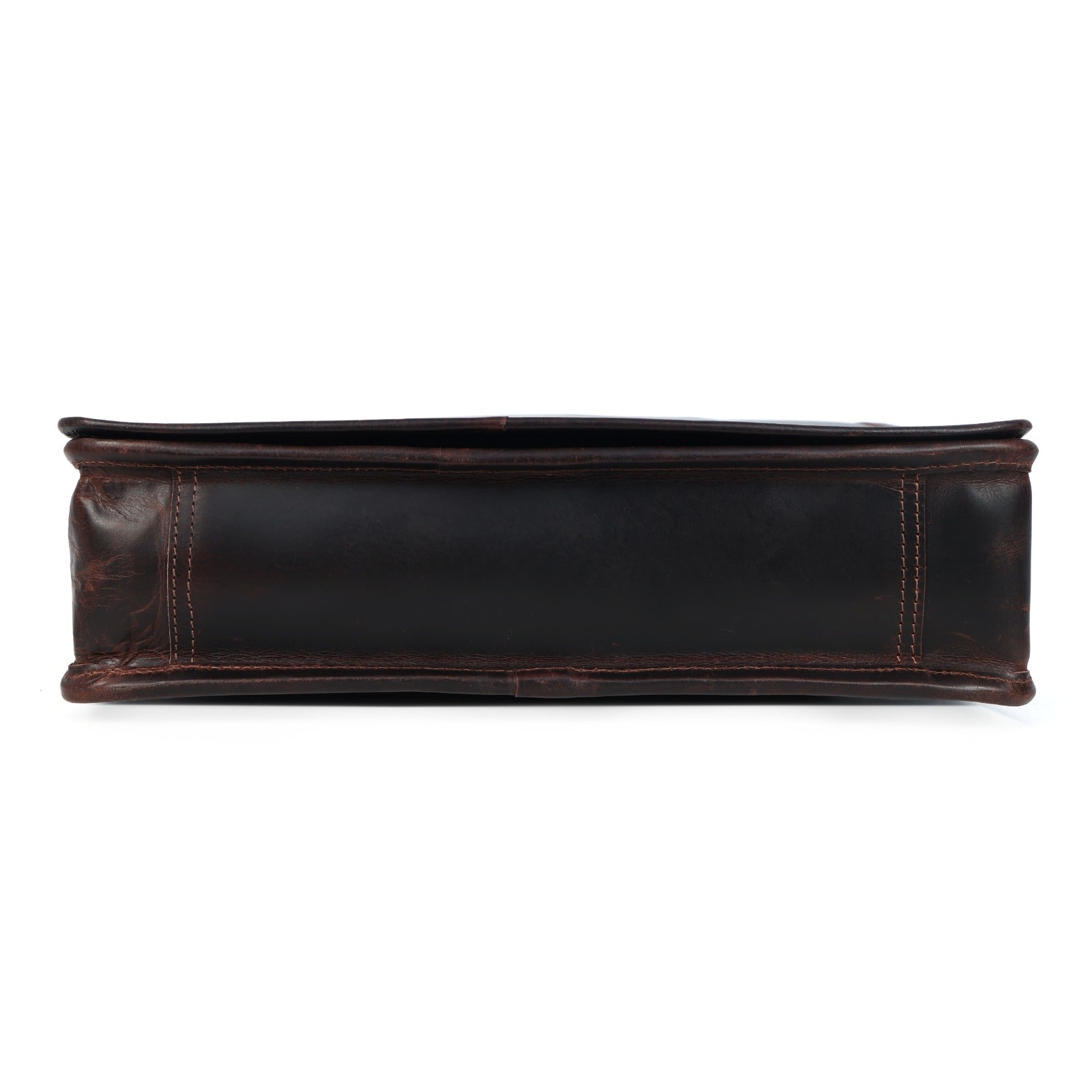 Full-Grain Buffalo Leather Messenger Bag