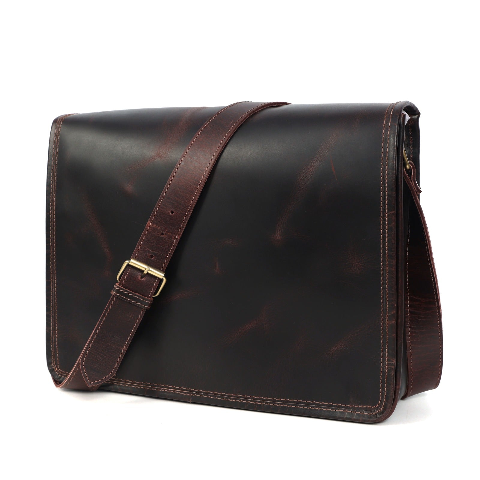 Premium Dune Leather Messenger Bag Combo Set