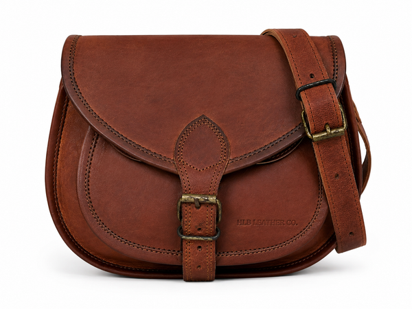 Allison Women's Leather Crossbody Bag – Handmade Vintage Messenger Purse