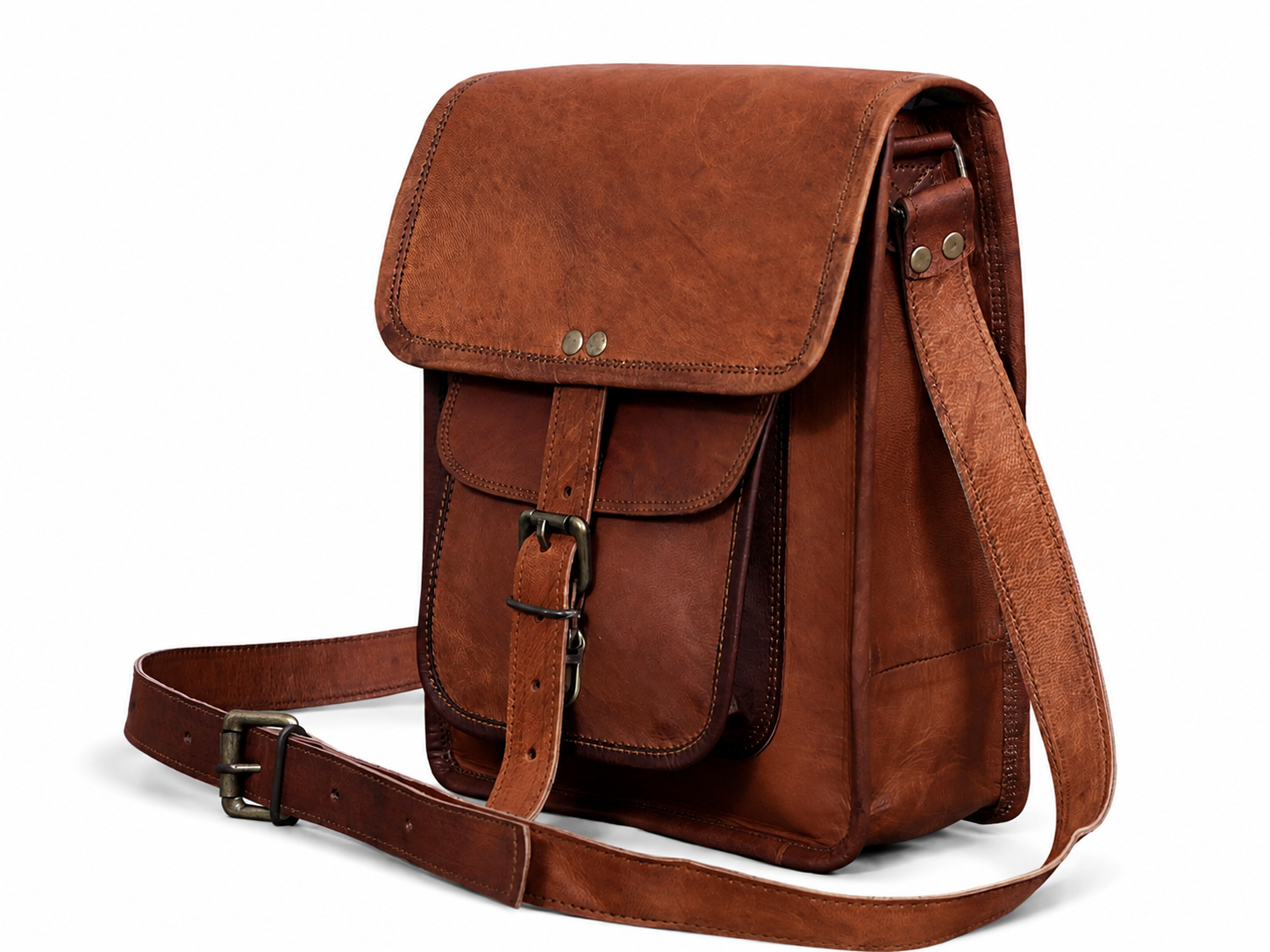 Jennifer Vintage Goat Leather Crossbody Bag – Tablet & Everyday Shoulder Bag