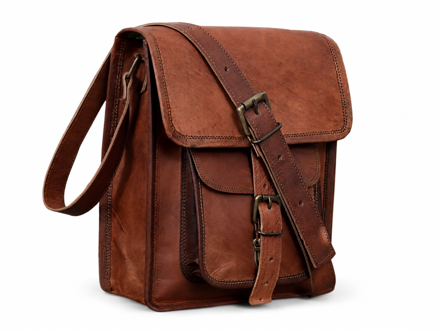Jennifer Vintage Goat Leather Crossbody Bag – Tablet & Everyday Shoulder Bag