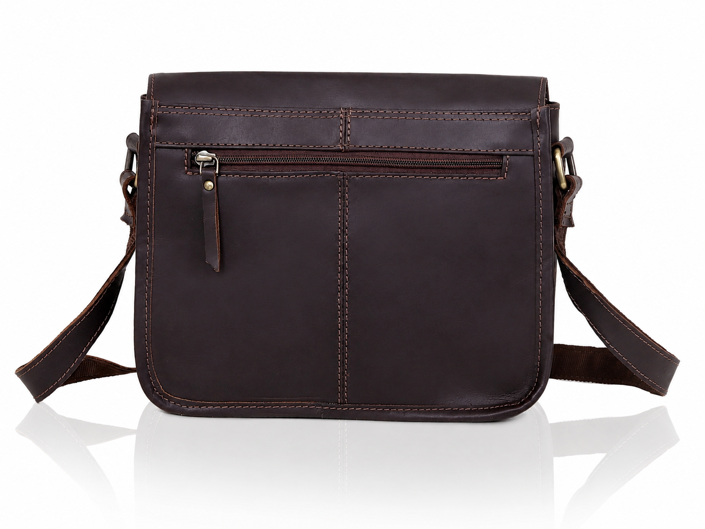 Gracy Full-Grain Buffalo Leather Crossbody Bag – Compact Everyday Shoulder Purse