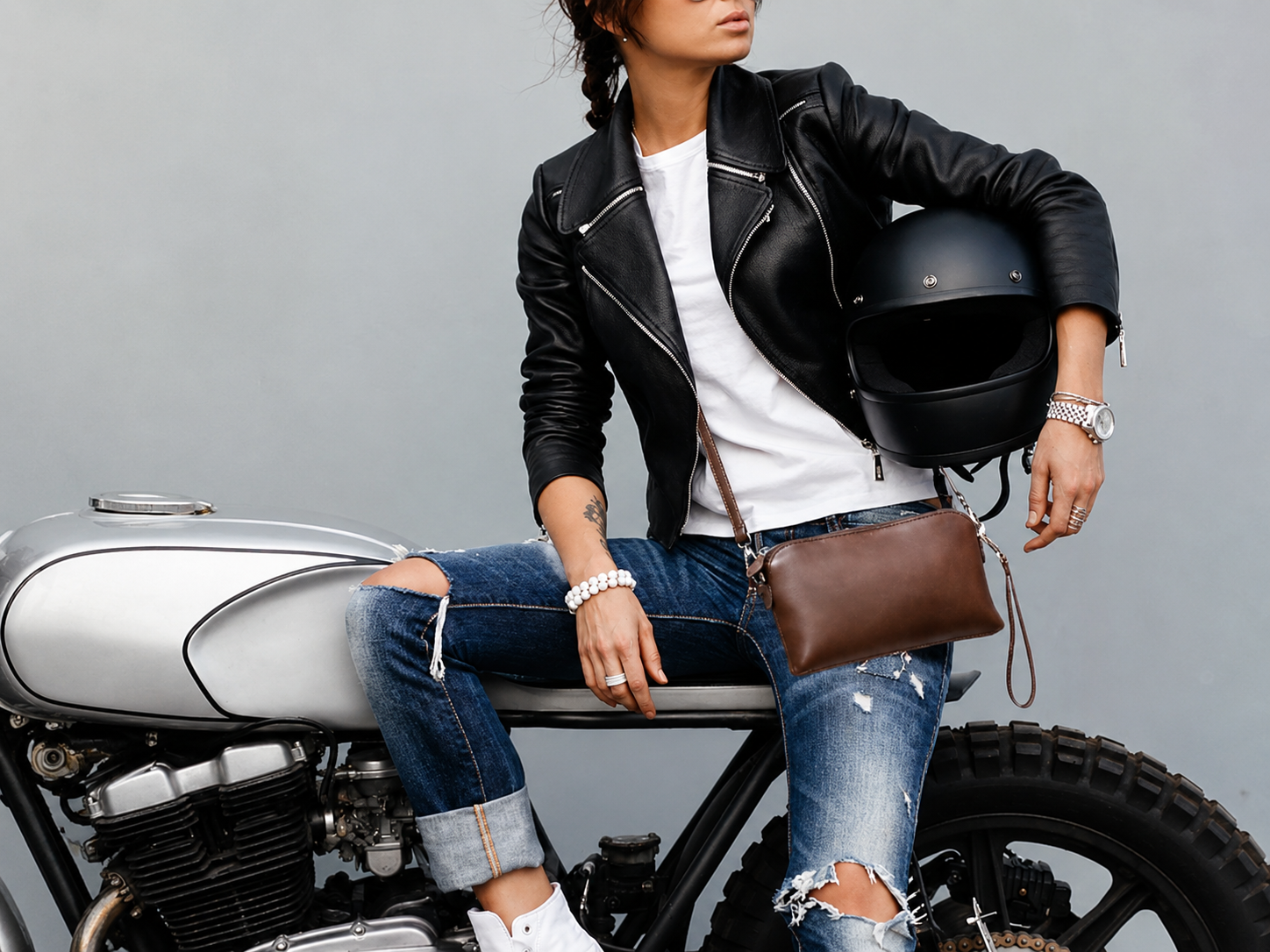 Women's Mini Cowhide Leather Crossbody Clutch – 3-in-1 Shoulder & Wristlet Bag