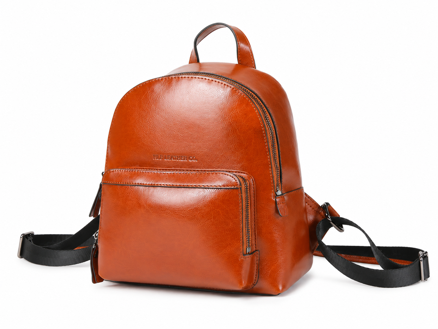 Leather Backpack Women Top Grain Natural Cowhide Leather City Backpack Travel Rucksack