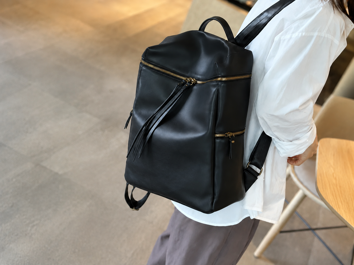 Full Grain Leather Women Backpack, Handmade Backpack Purse, Cow Leather Backpack for School
