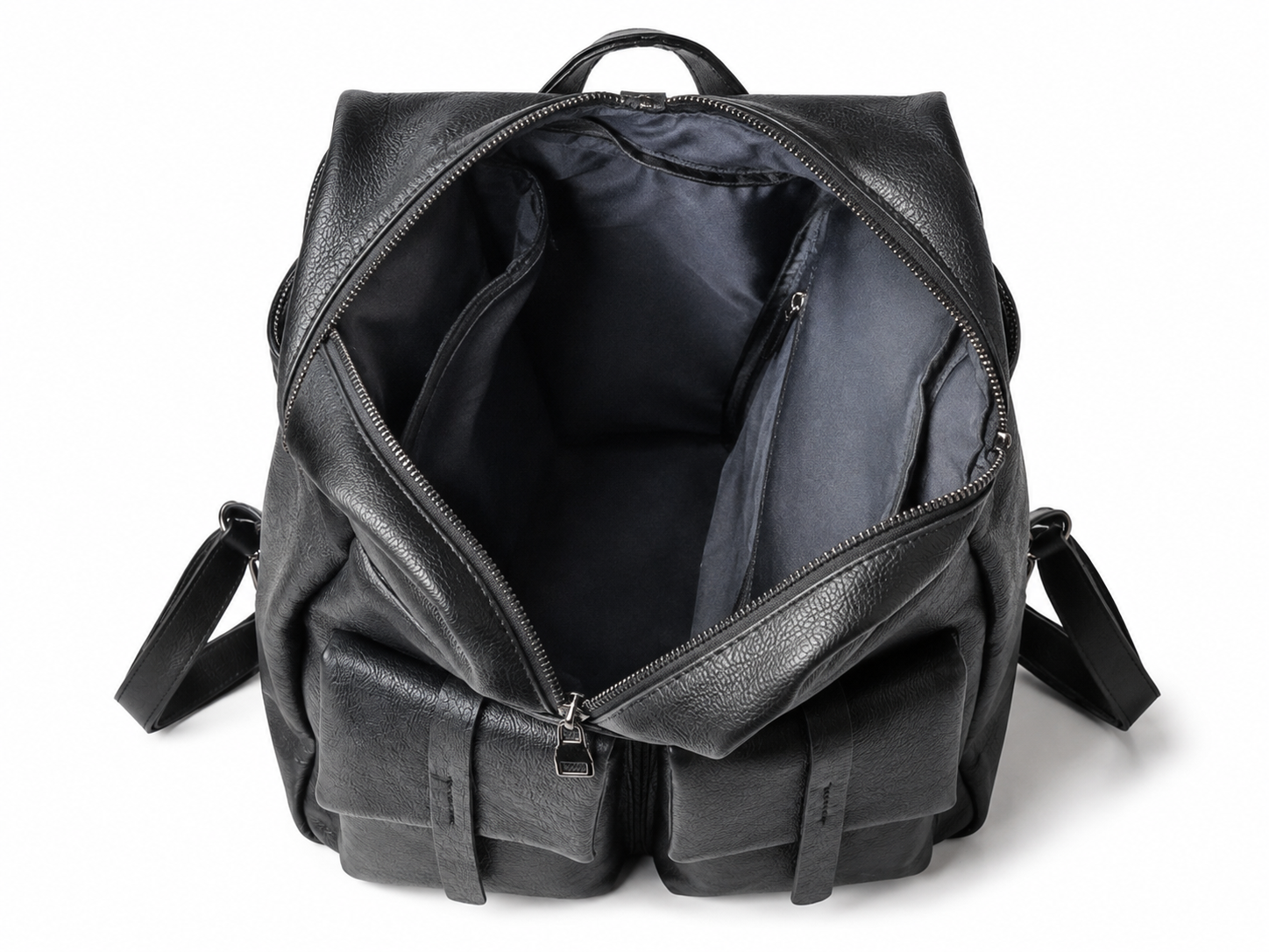 Women Full Grain Leather Backpack, Leather Laptop Backpack Purse, City School Bag