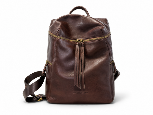 Large Women's Genuine Leather Backpacks, Handmade Vintage School Backpack for Women