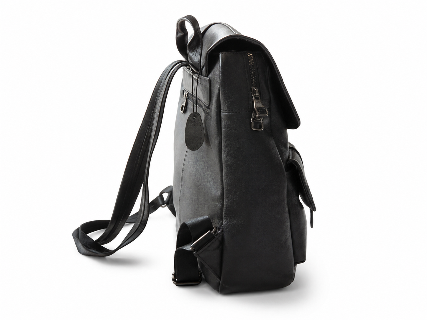 Stylish Full Grain Leather Backpack Natural Cow Leather Travel Backpack Women School