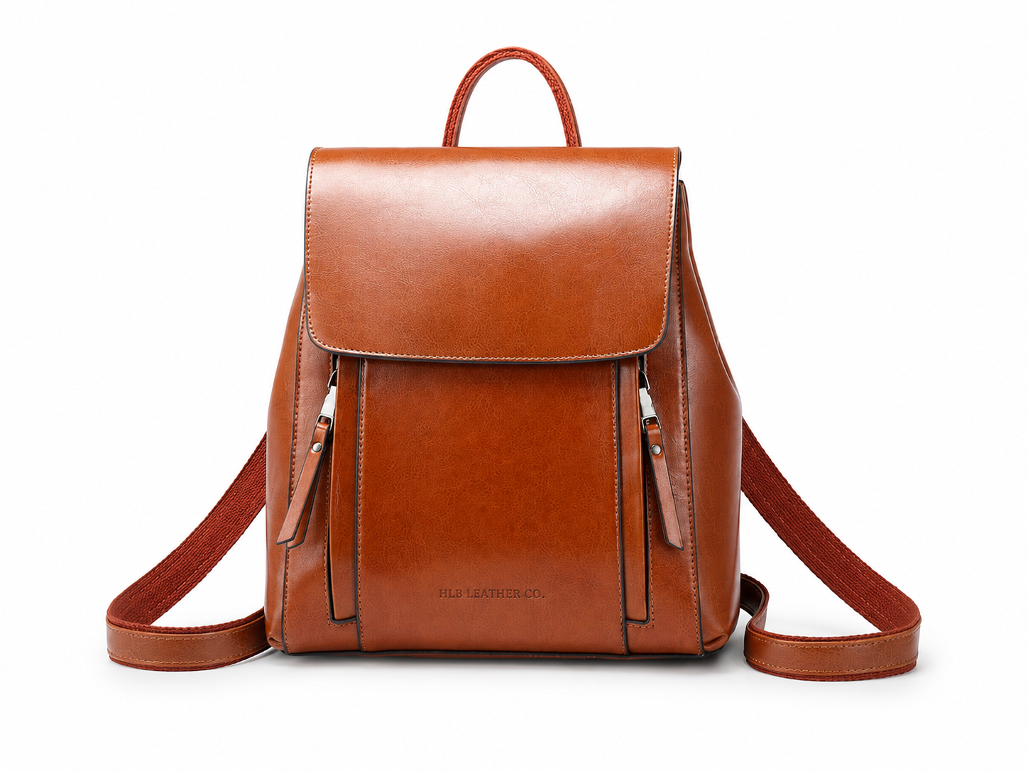Top Grain Leather Backpack For Women, Female Leather Designer Backpack, Stylish School Backpack