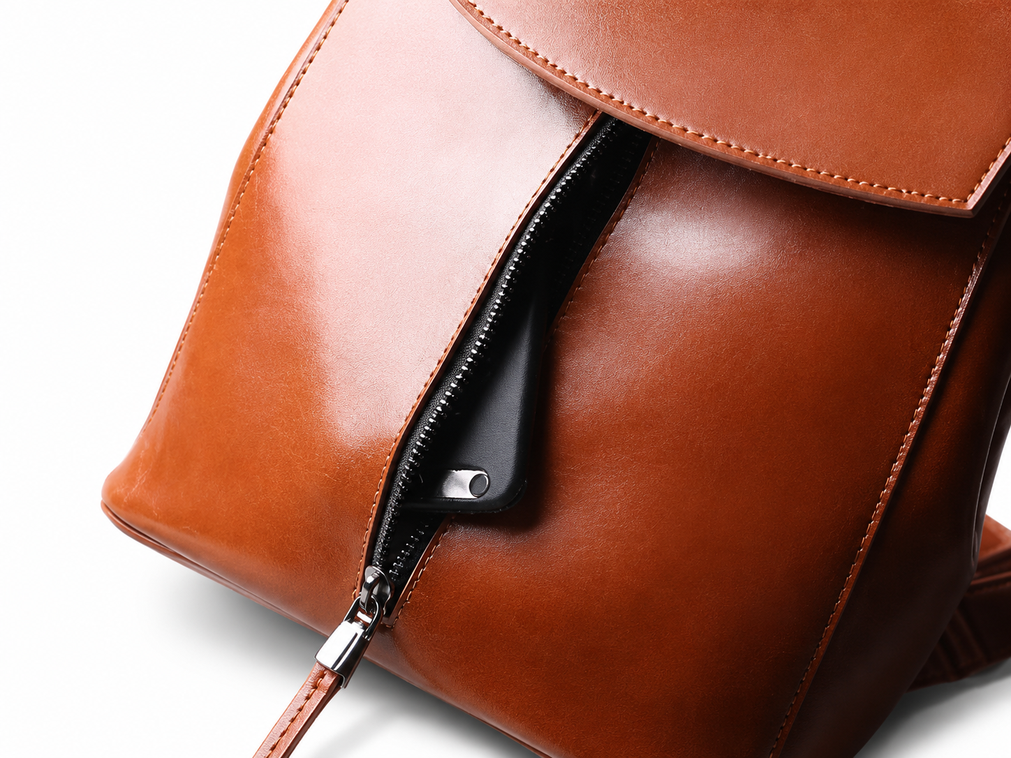 Women Leather Knapsack, Stylish Leather Backpack, Shoulder Bag