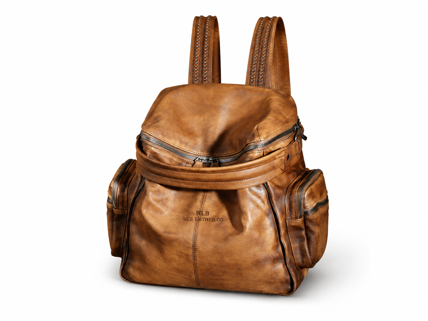 Vintage Leather Women Backpack, School Backpack, Designer Handbag AK10
