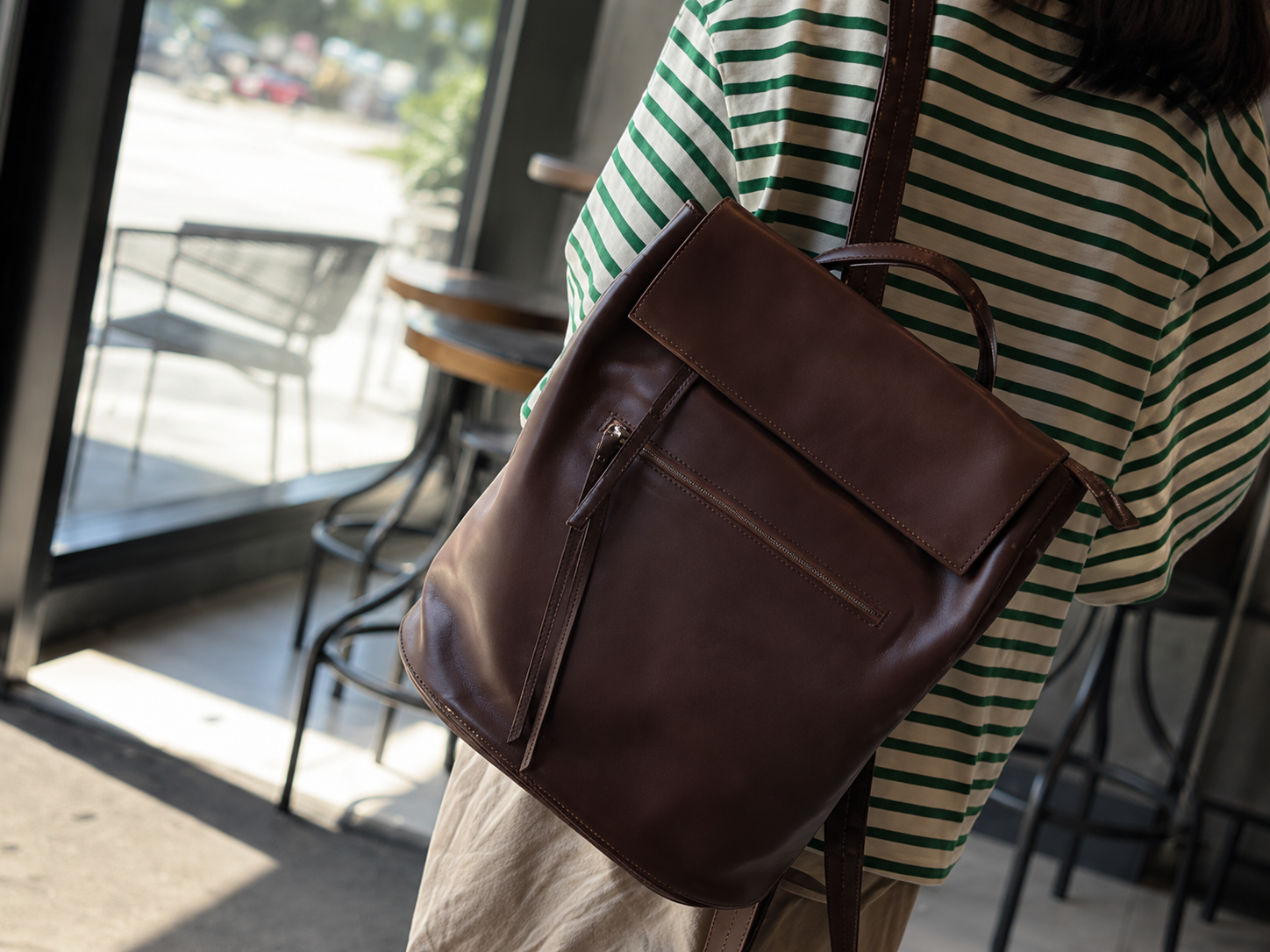 Handmade Leather Backpack for Women, Ladies Genuine Leather Backpack, Best Leather Women's Backpack for School