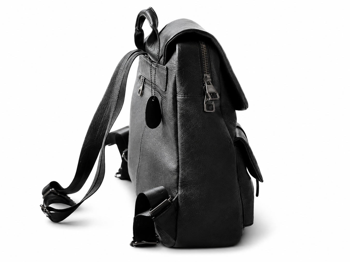 Stylish Full Grain Leather Backpack, Natural Cow Leather Travel Backpack, Women Leather School Backpack