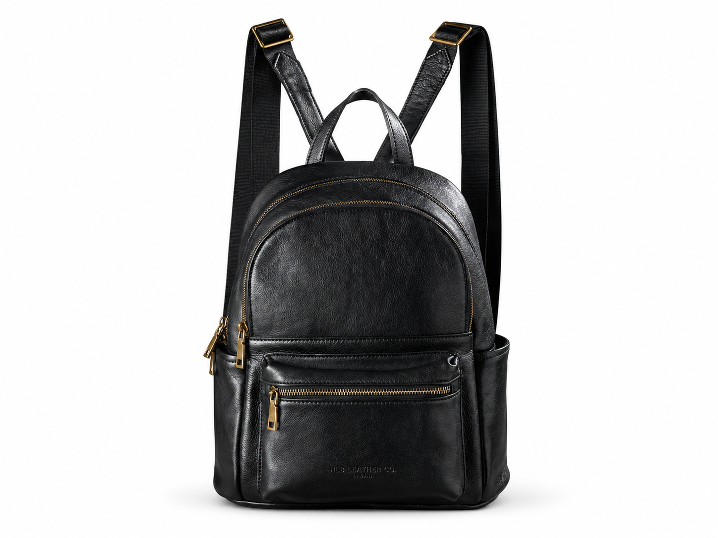 Women's Full Grain Leather Backpack, Genuine Leather College Bag for Work or Travel