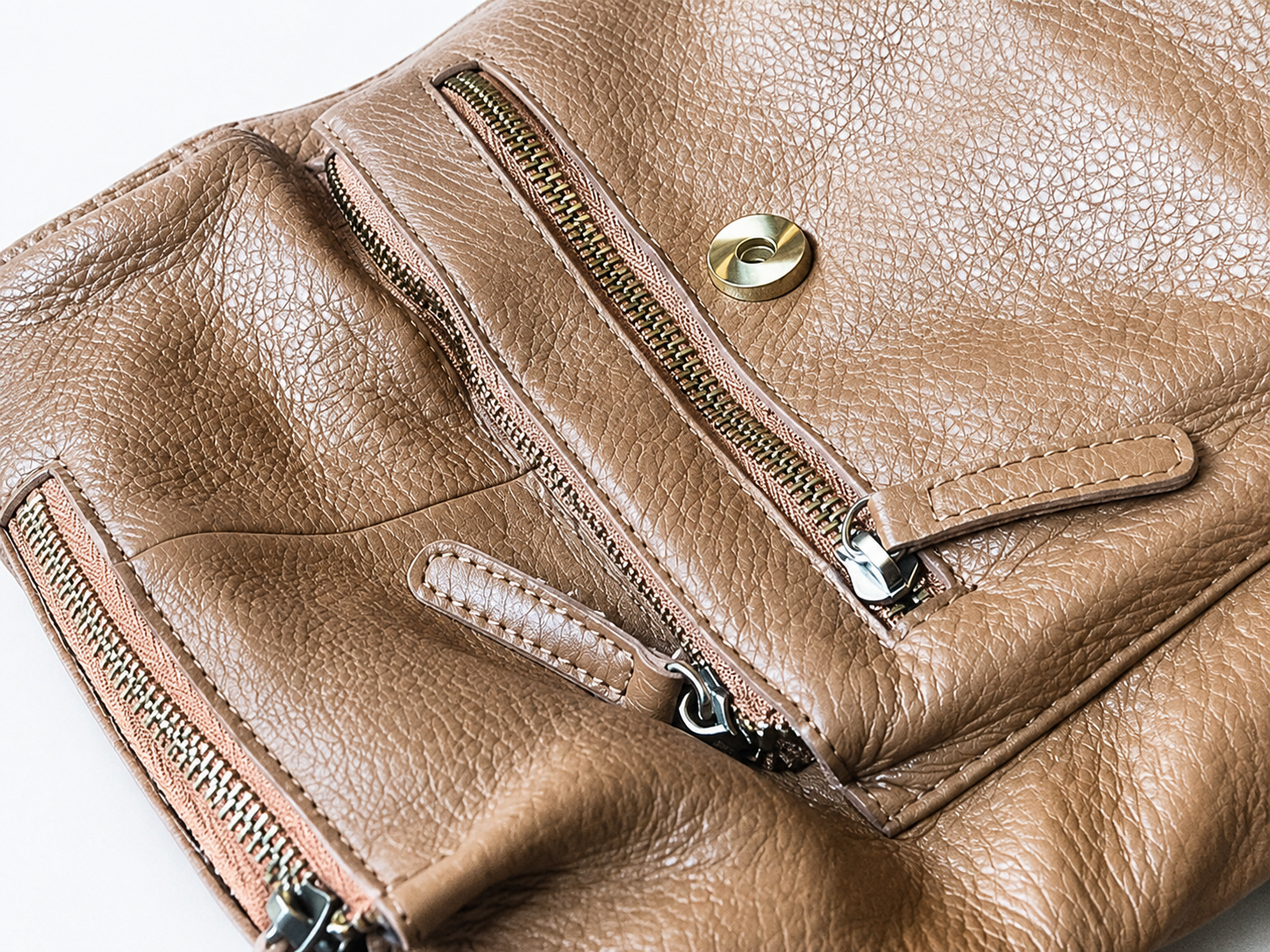 Genuine Leather Backpack Purse for Women, Full Grain Leather Handmade Bag for School