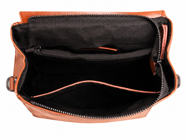 Vintage Leather College Backpack, Shoulder Bag, Fashion Handbags For Women