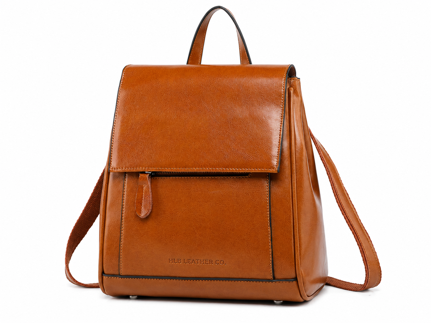 Top Grain Leather Women's Backpack Stylish Leather Rucksack Ladies Travel Backpack