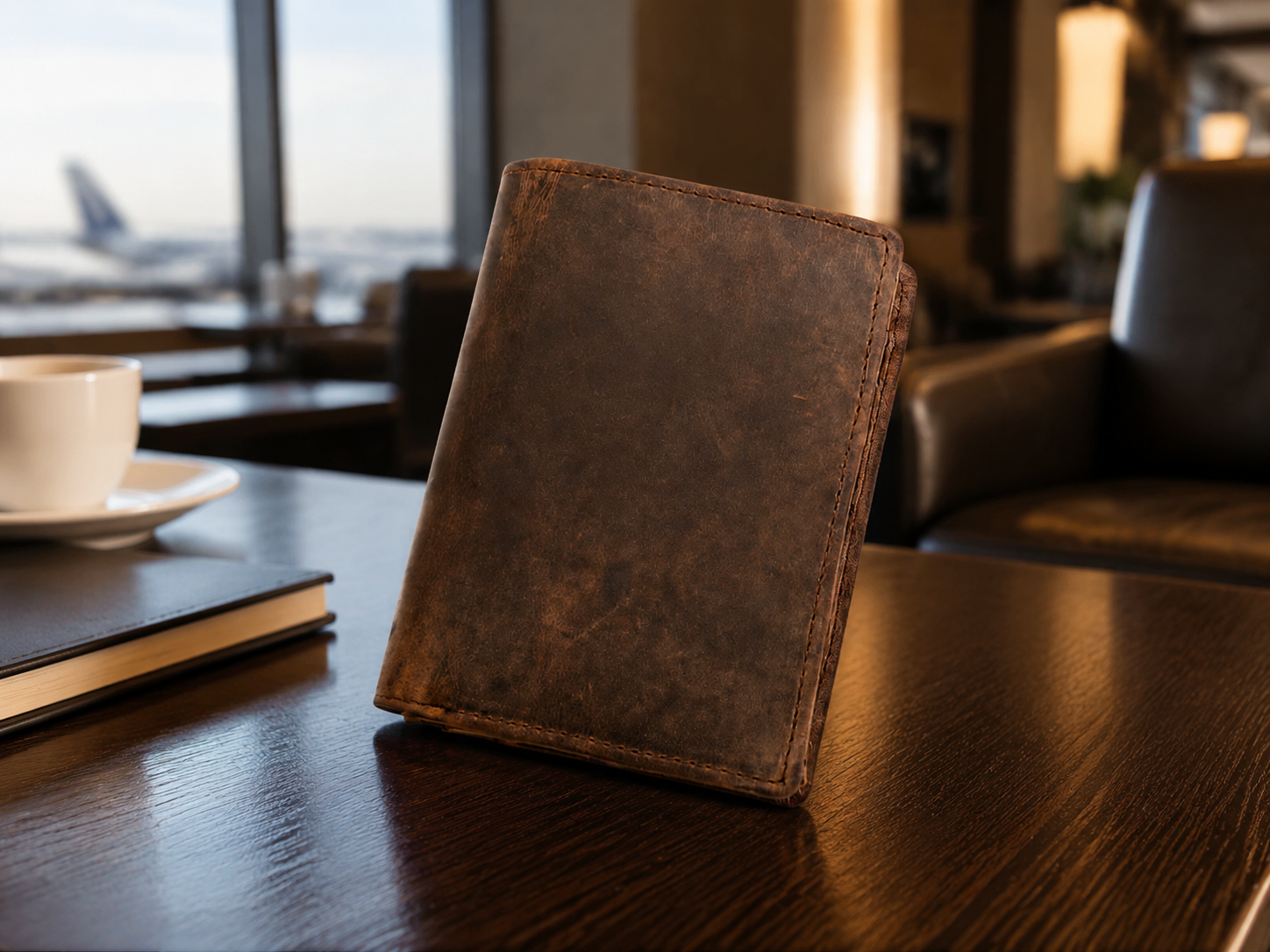 Bento Full-Grain Leather Wallet – 11-Card, Coin & ID Organizer