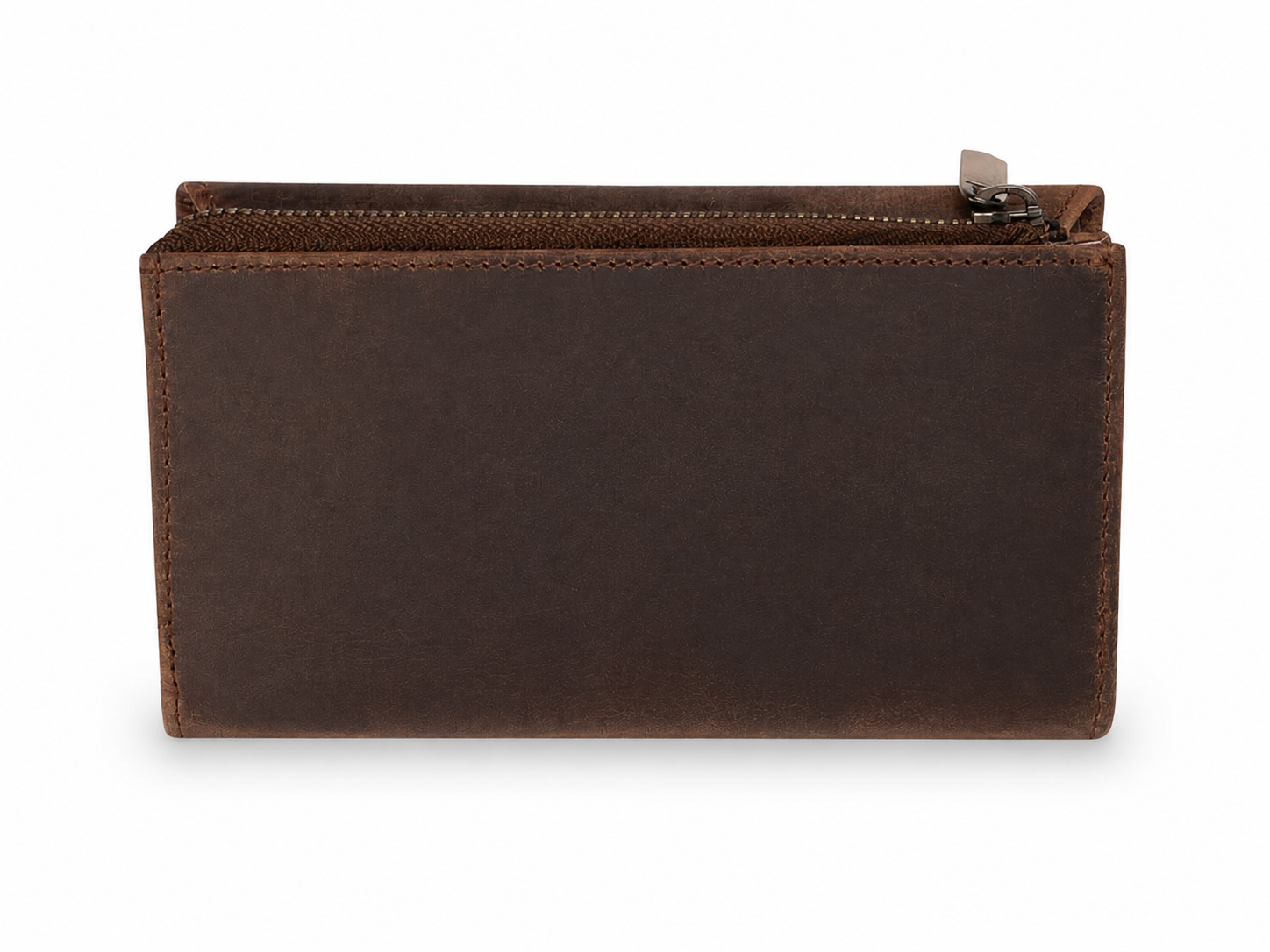 Laurel Women's Full-Grain Leather Trifold Wallet – Compact Card, Cash & Coin Organizer