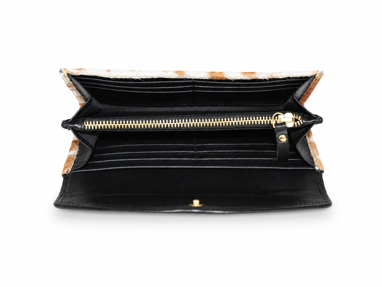 Versaille Hair-On Leather Clutch – Handcrafted Full-Grain Statement Wallet