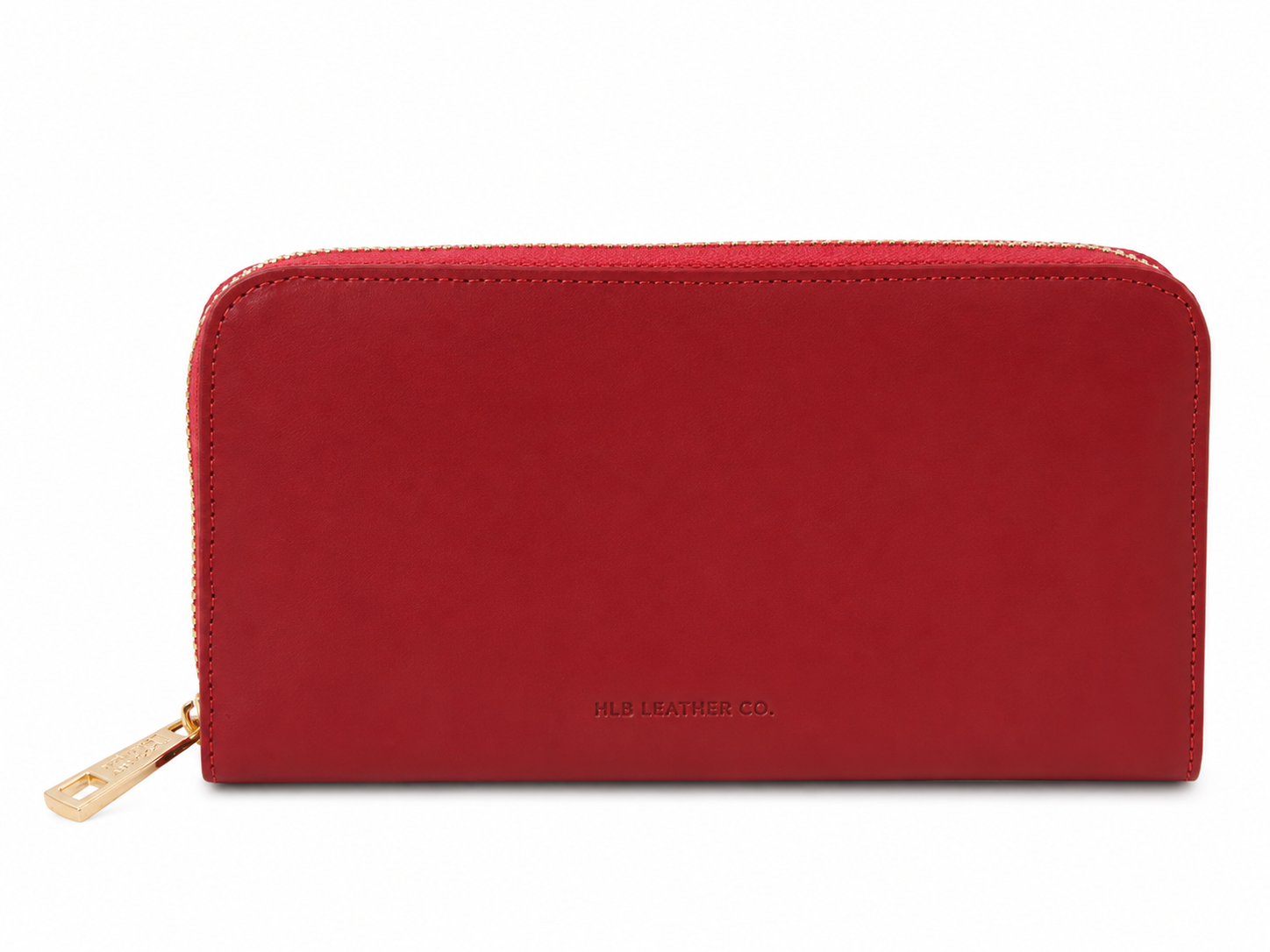 Venere Smooth Italian Leather Zip Wallet – Multi-Compartment Card & Cash Organizer
