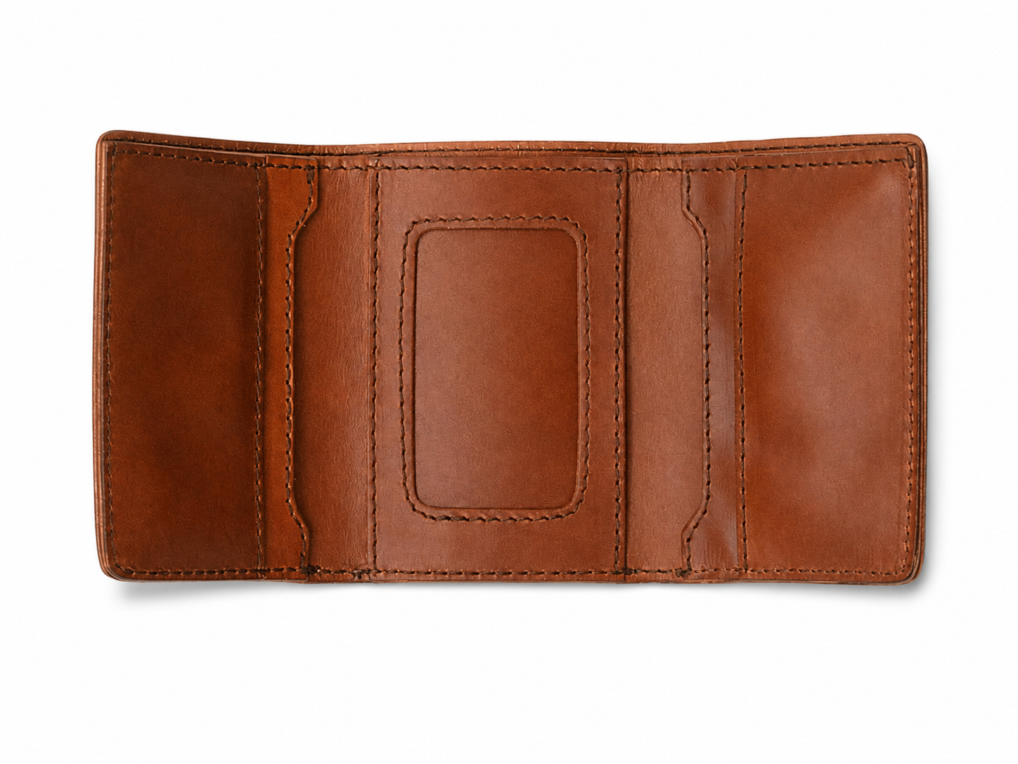 Roosevelt Autumn Brown Leather Trifold Wallet – Card & Bill Organizer