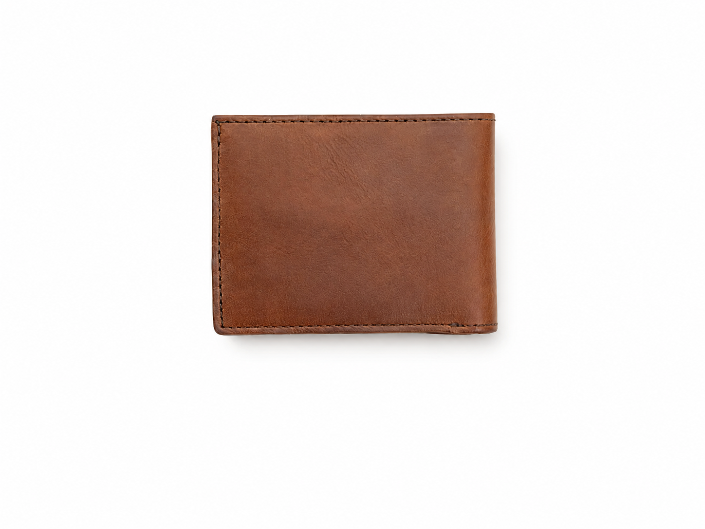 Dakota Chestnut Brown Leather Bifold Wallet – Slim Card & Cash Organizer