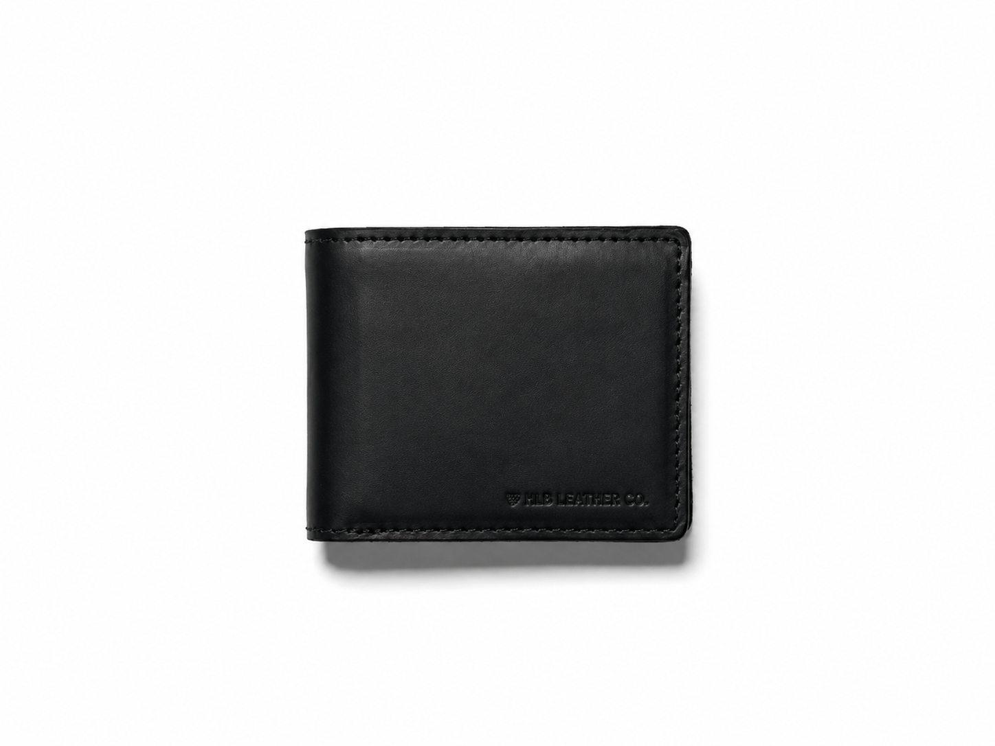 Jefferson Black Leather Bifold Wallet – Classic Card, Cash & ID Organizer