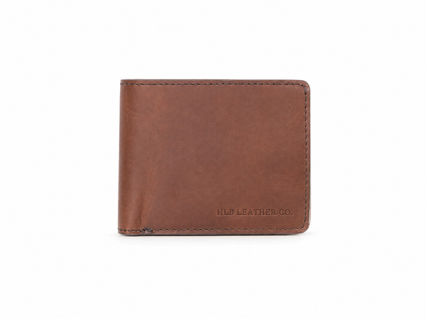 Roosevelt Amber Brown Leather Billfold Wallet – Classic Card & ID Organizer