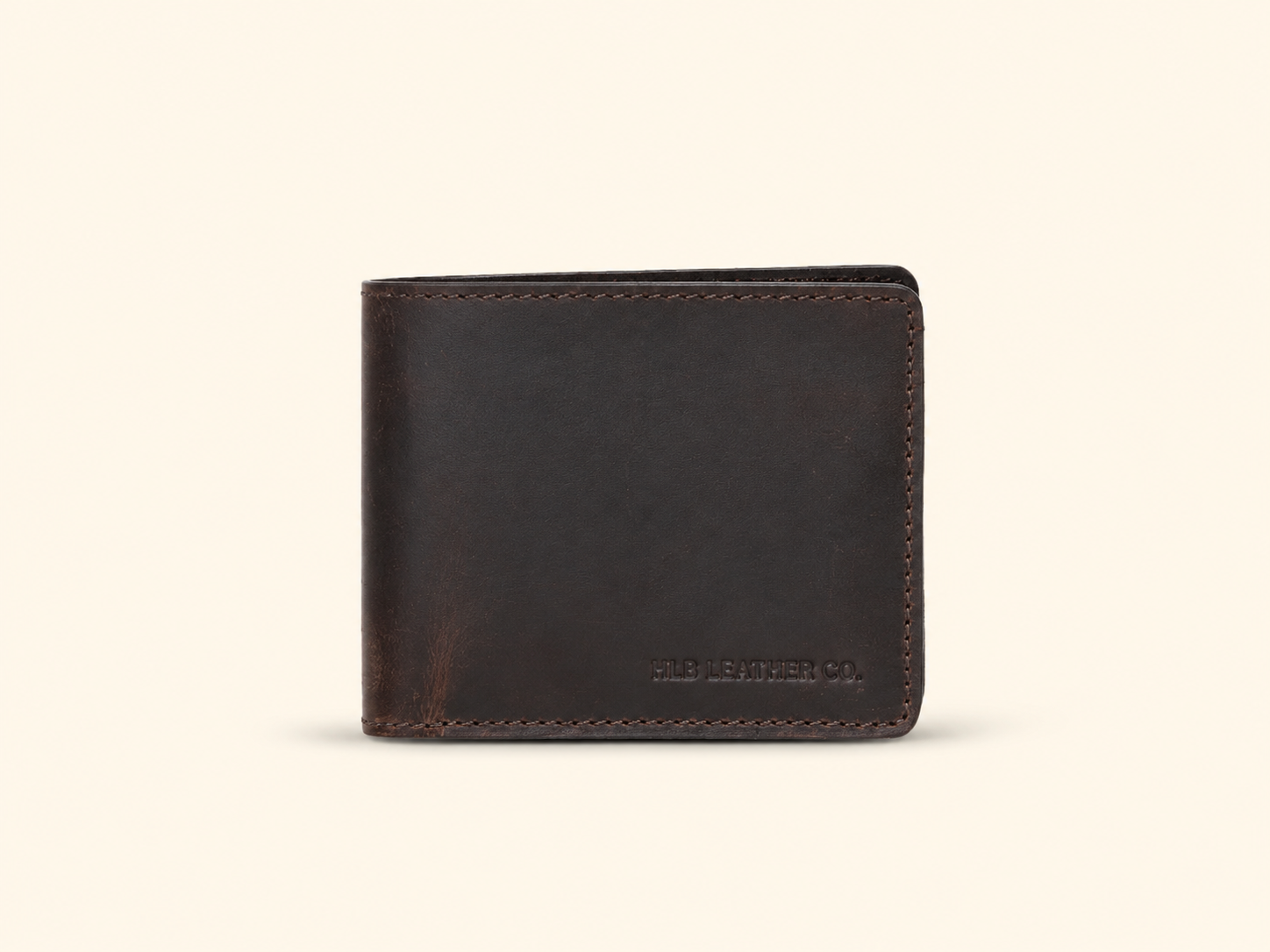 Roosevelt Dark Oak Leather Billfold Wallet – Classic Card & ID Organizer