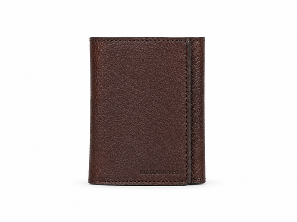 Roosevelt Buffalo Grain Bison Leather Trifold Wallet – Card & ID Organizer