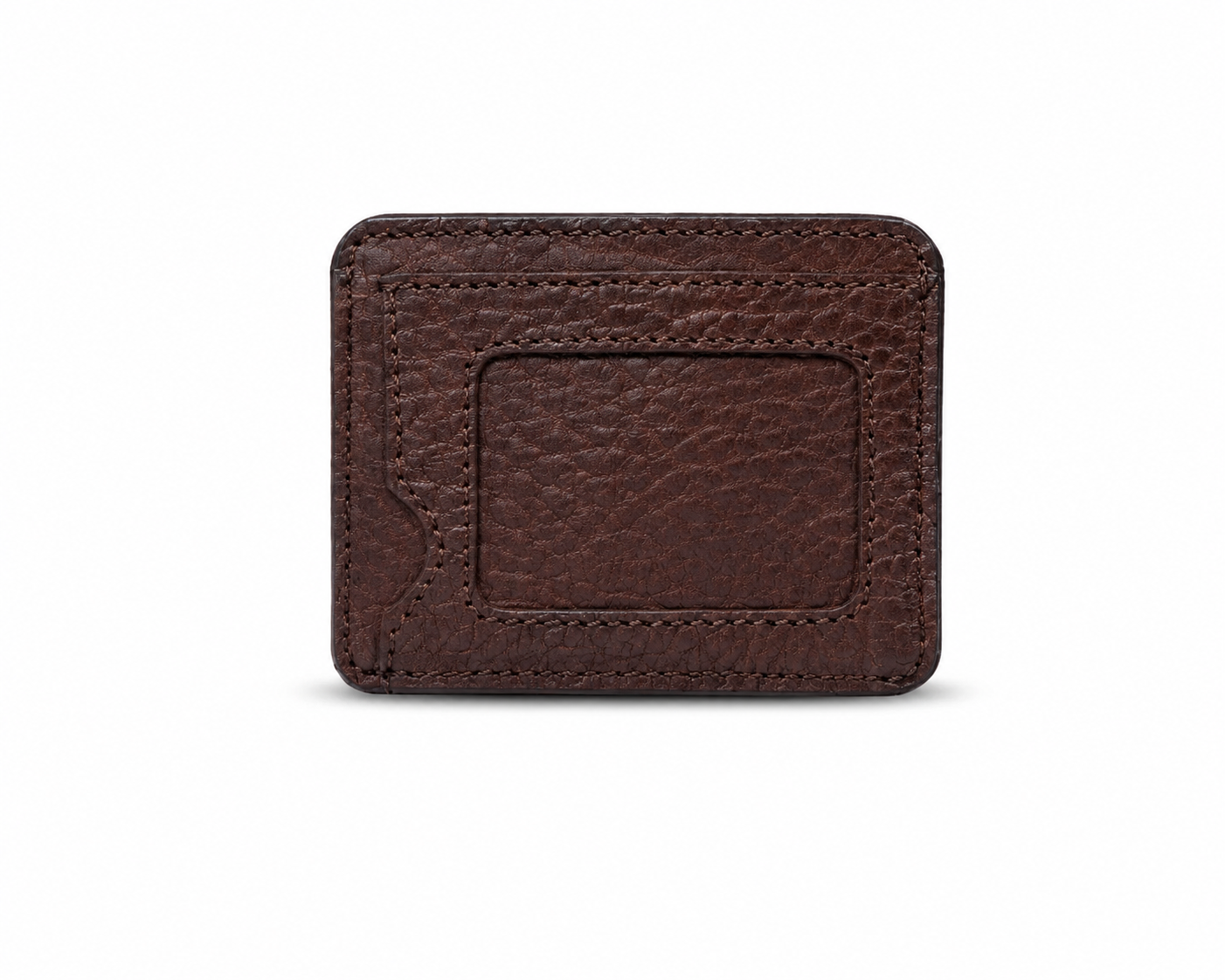 Roosevelt Buffalo Grain Slim ID Wallet – Bison Leather Card Holder