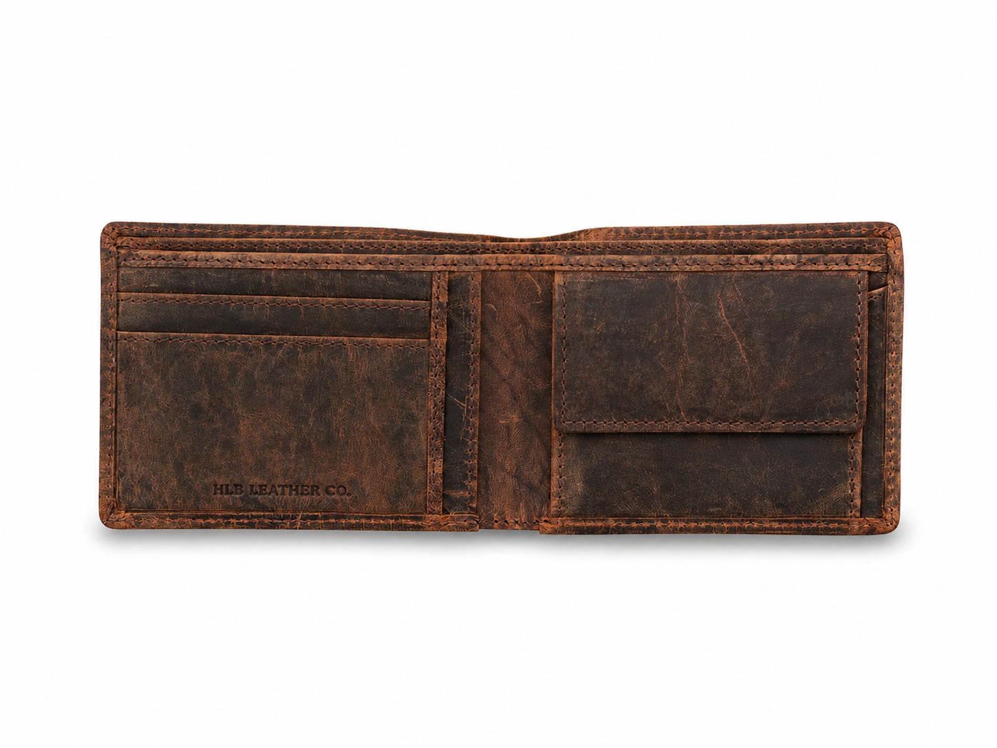 Farrell Full-Grain Leather Bifold Wallet – Slim Card & ID Organizer