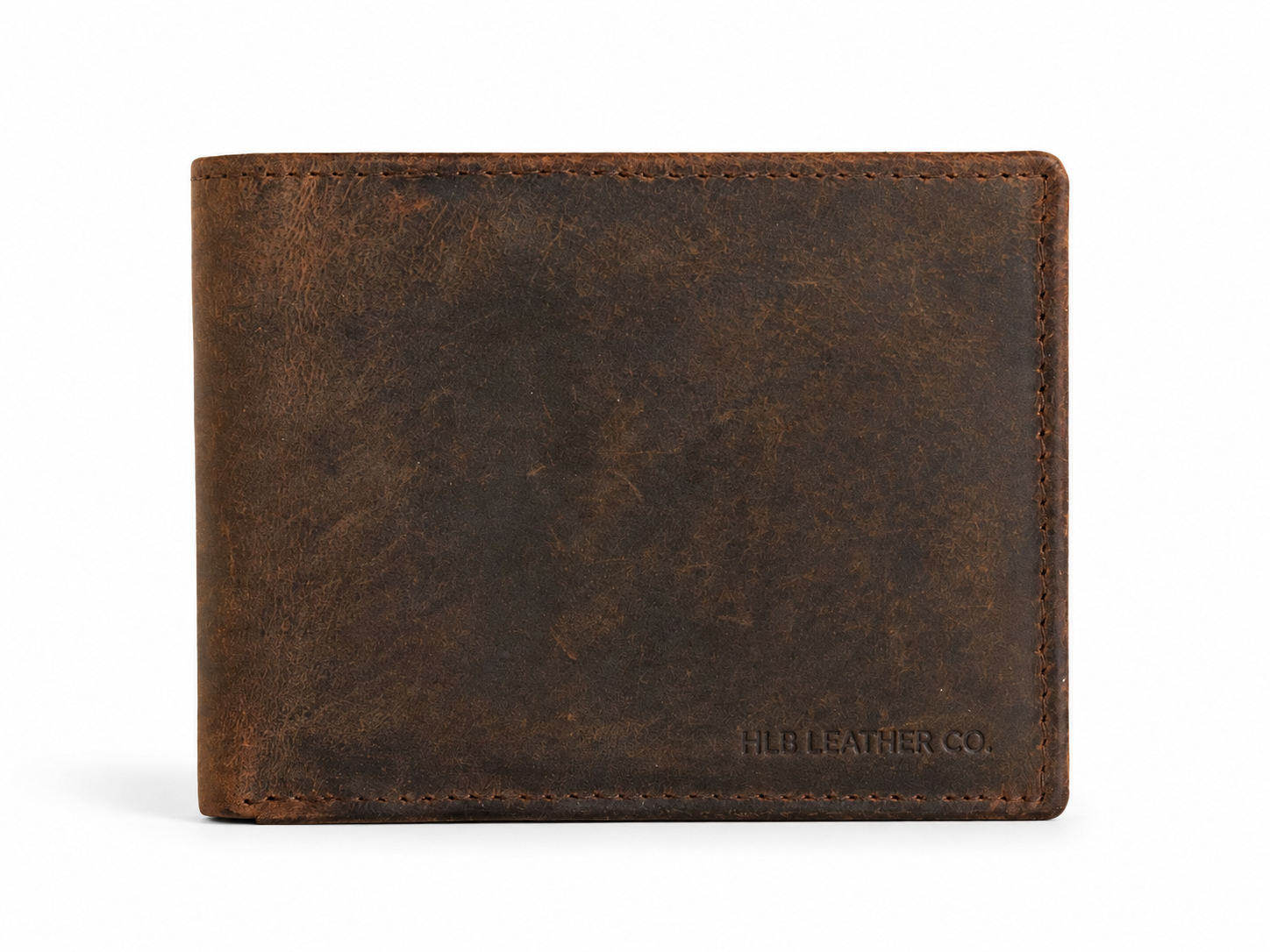 Hugo Full-Grain Leather Bifold Wallet – Slim Card, Cash & ID Organizer