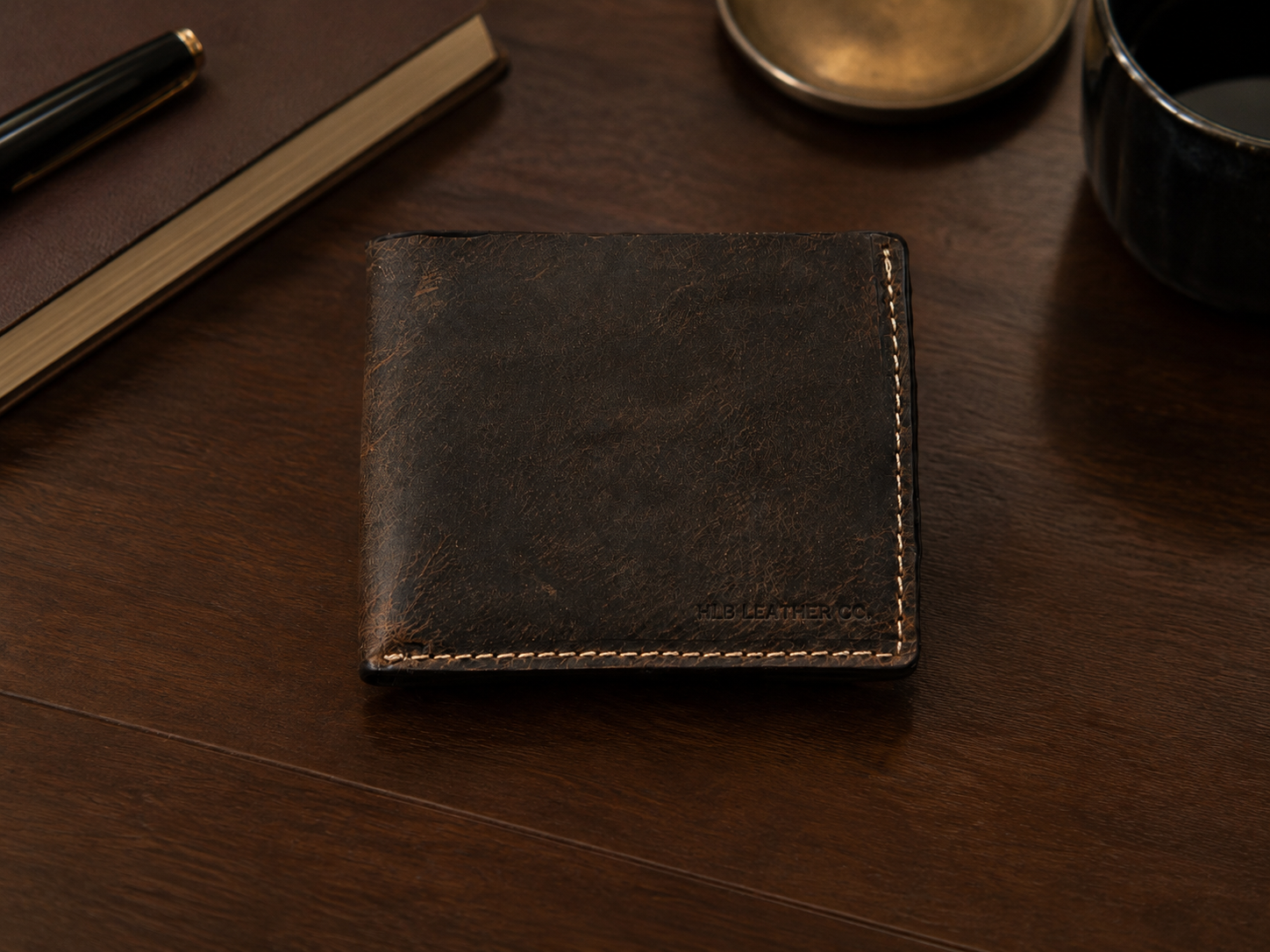 Lazaro Leather Bifold Wallet – RFID Card, Cash & ID Organizer