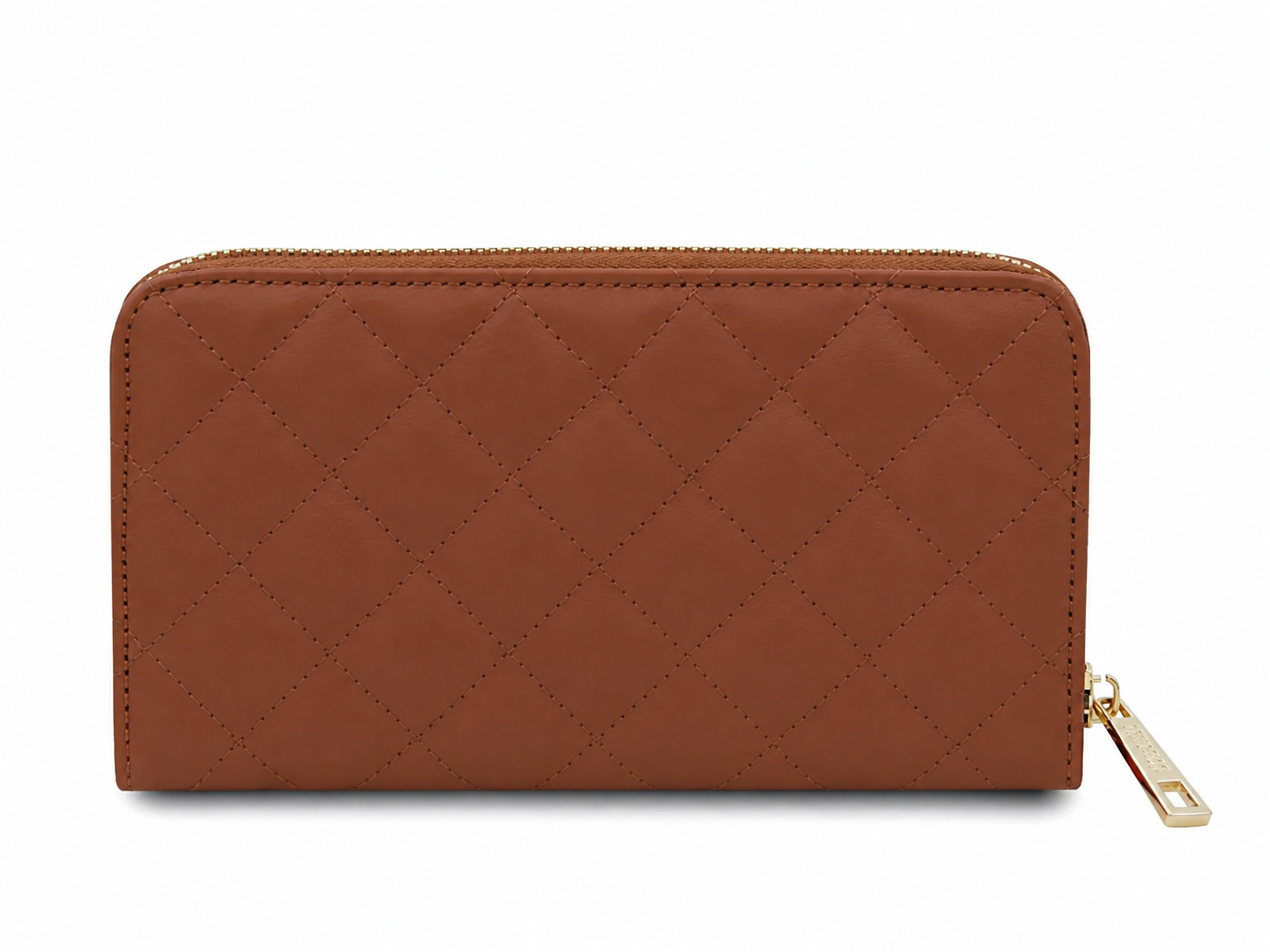 Penelope Soft Full-Grain Leather Zip Wallet – 8-Card, Coin & Cash Organizer