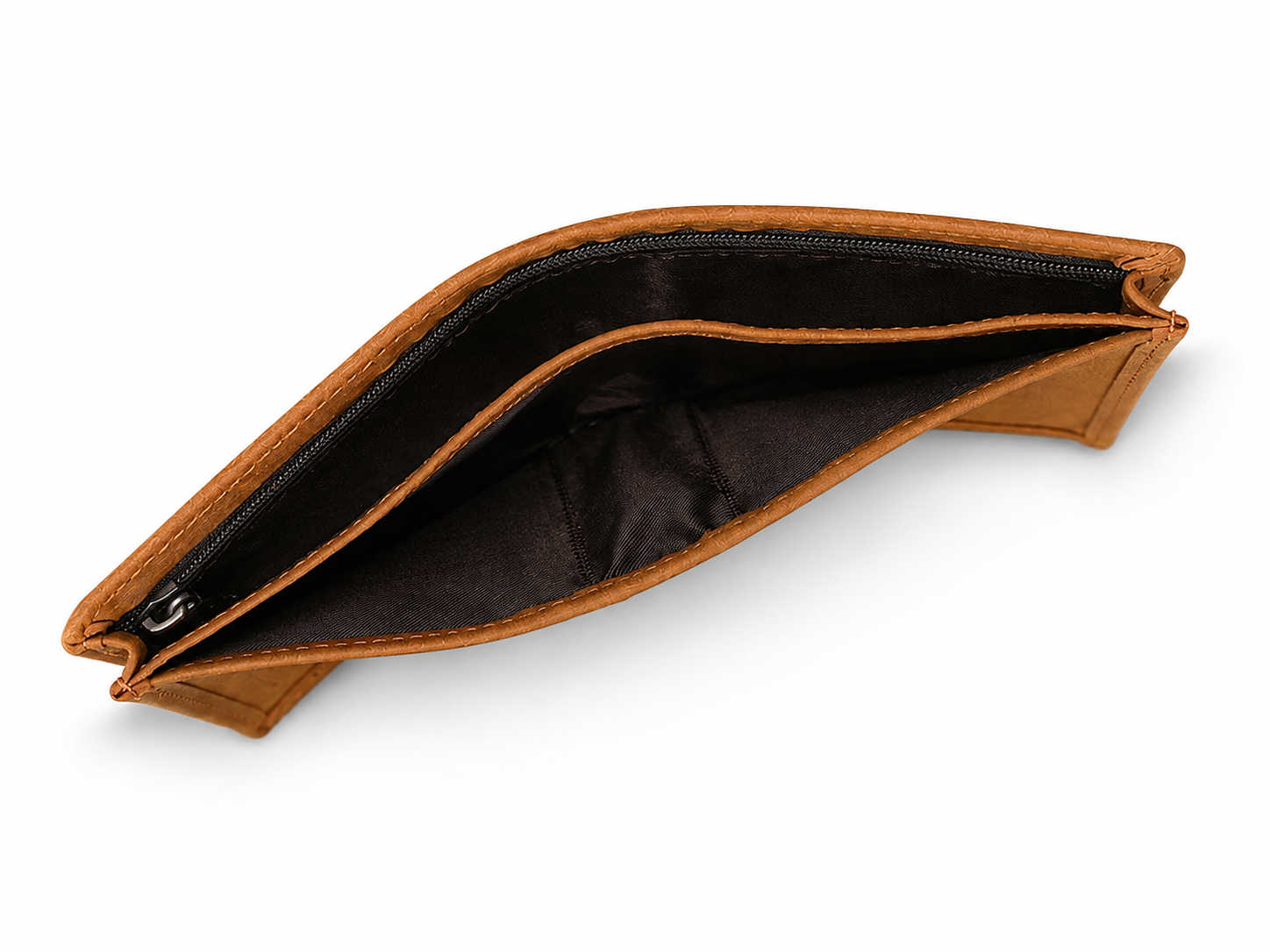 Large Capacity Full-Grain Leather Bifold Wallet – 12-Card, Dual ID & Coin Organizer