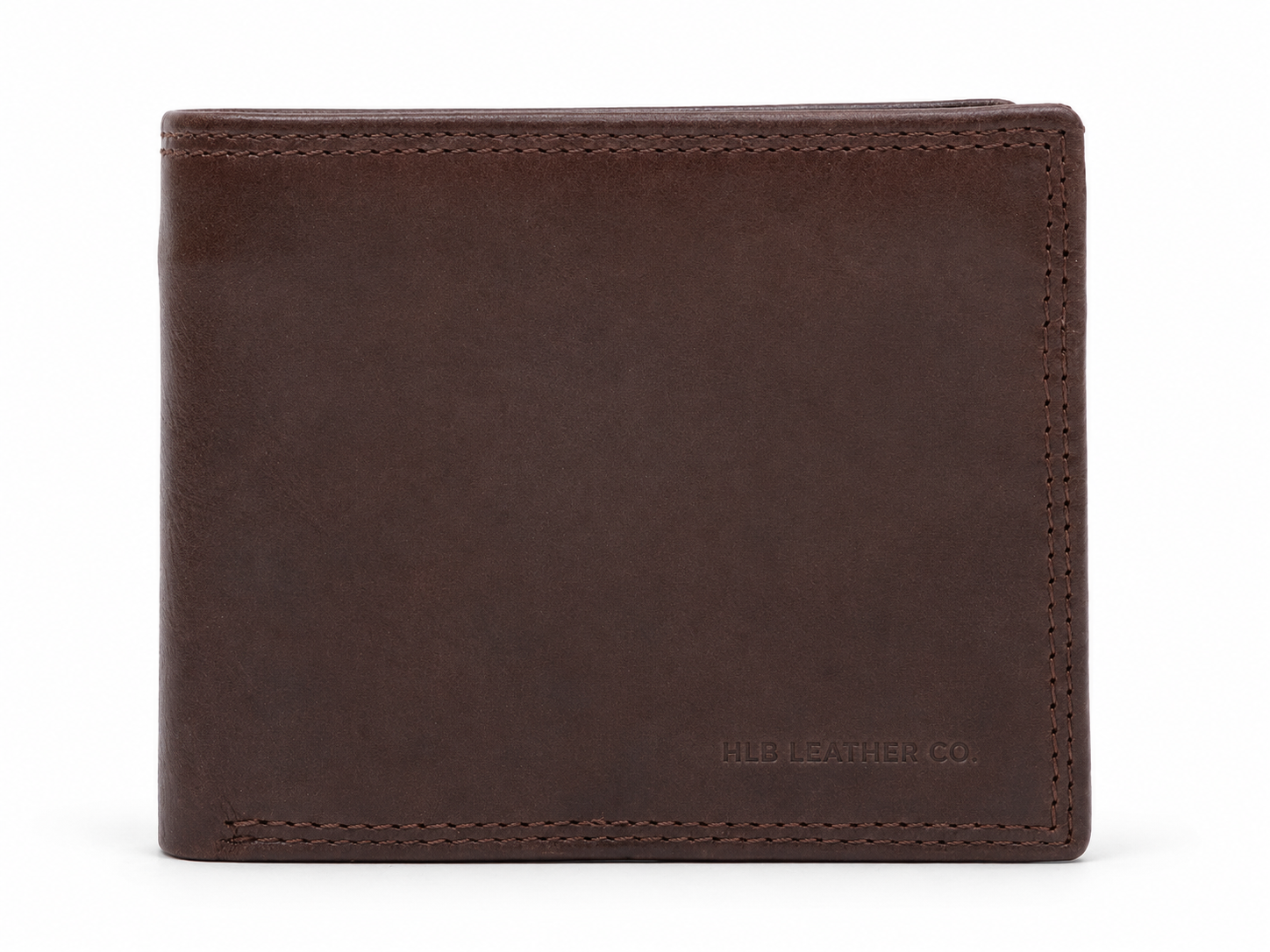 Full-Grain Leather RFID Bifold Wallet – 8-Card ID & Cash Organizer