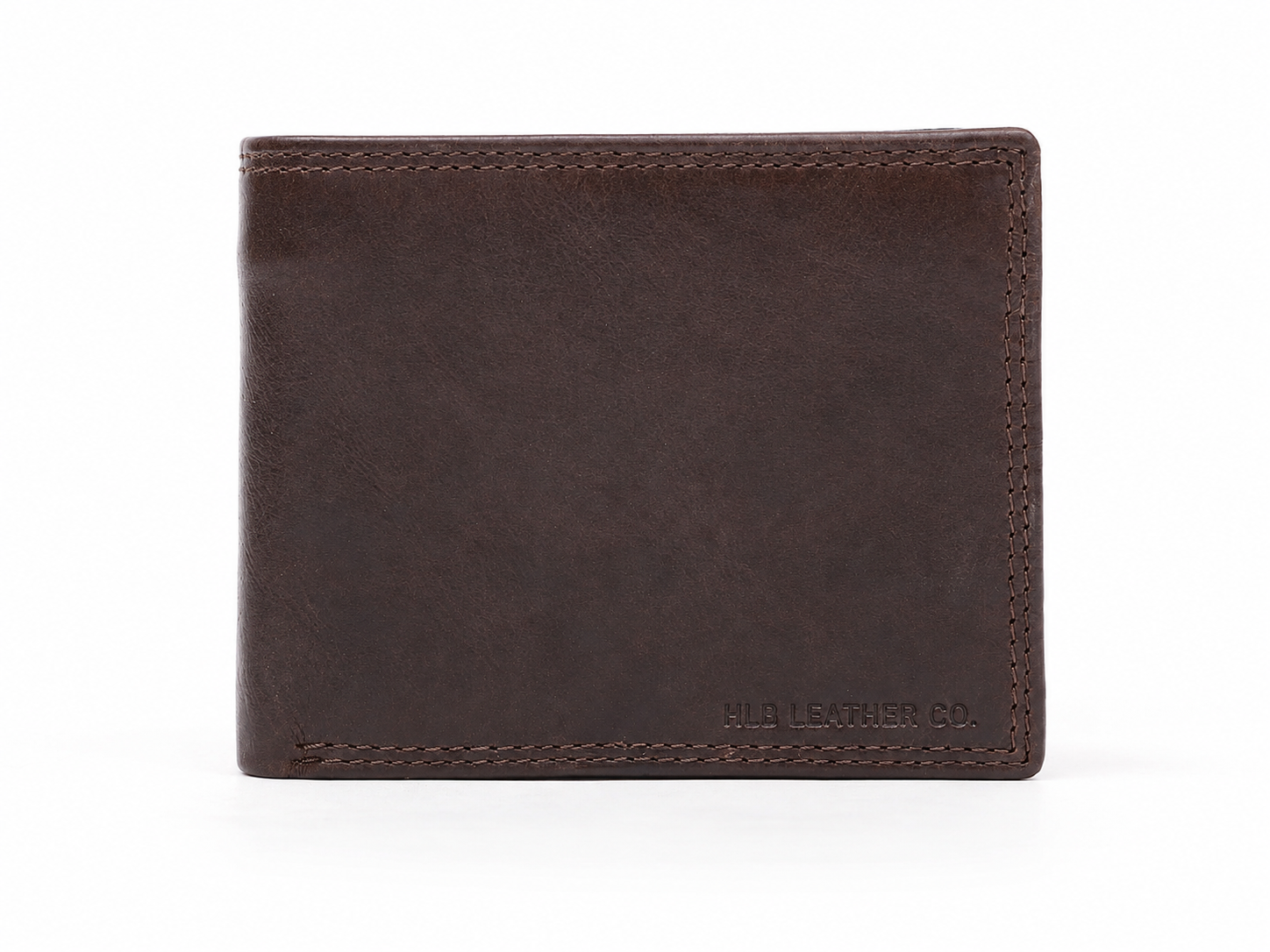 Full-Grain Leather RFID Bifold Wallet – 8-Card ID & Cash Organizer