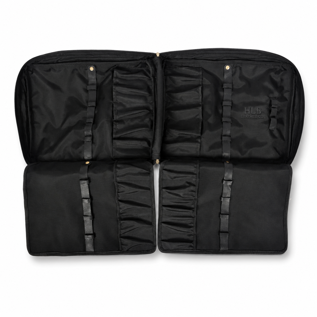 Genuine Leather Chef Knife Backpack – Charcoal Black