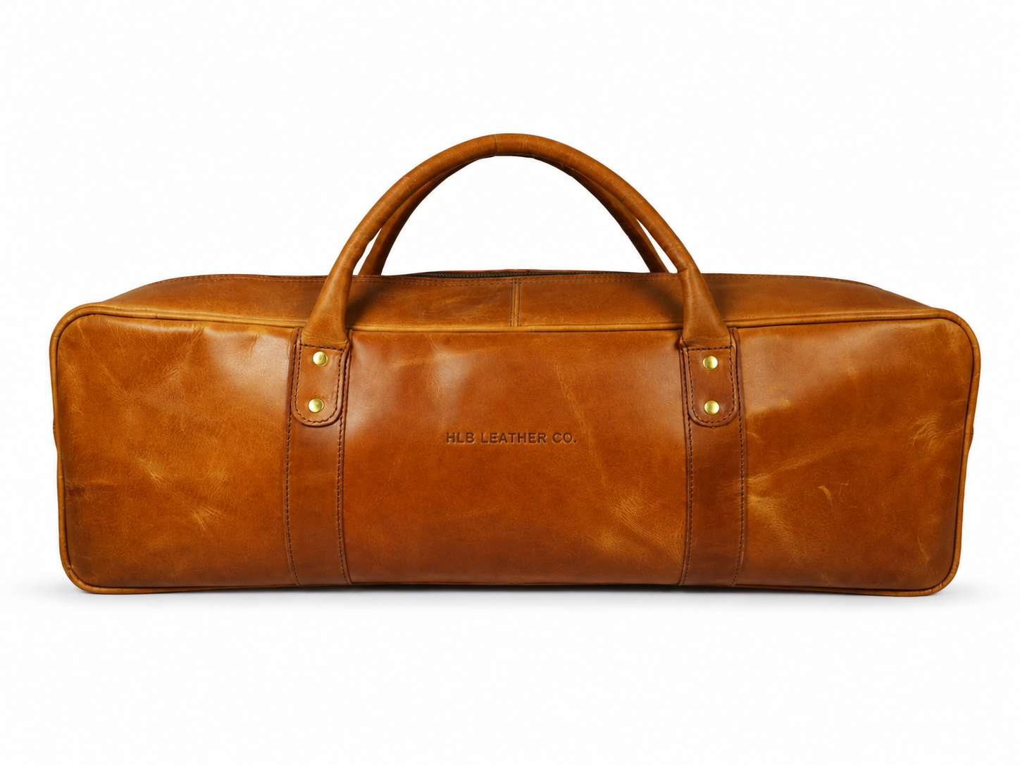 Premium Buffalo Leather Chef Knife Bag – Ochre Brown
