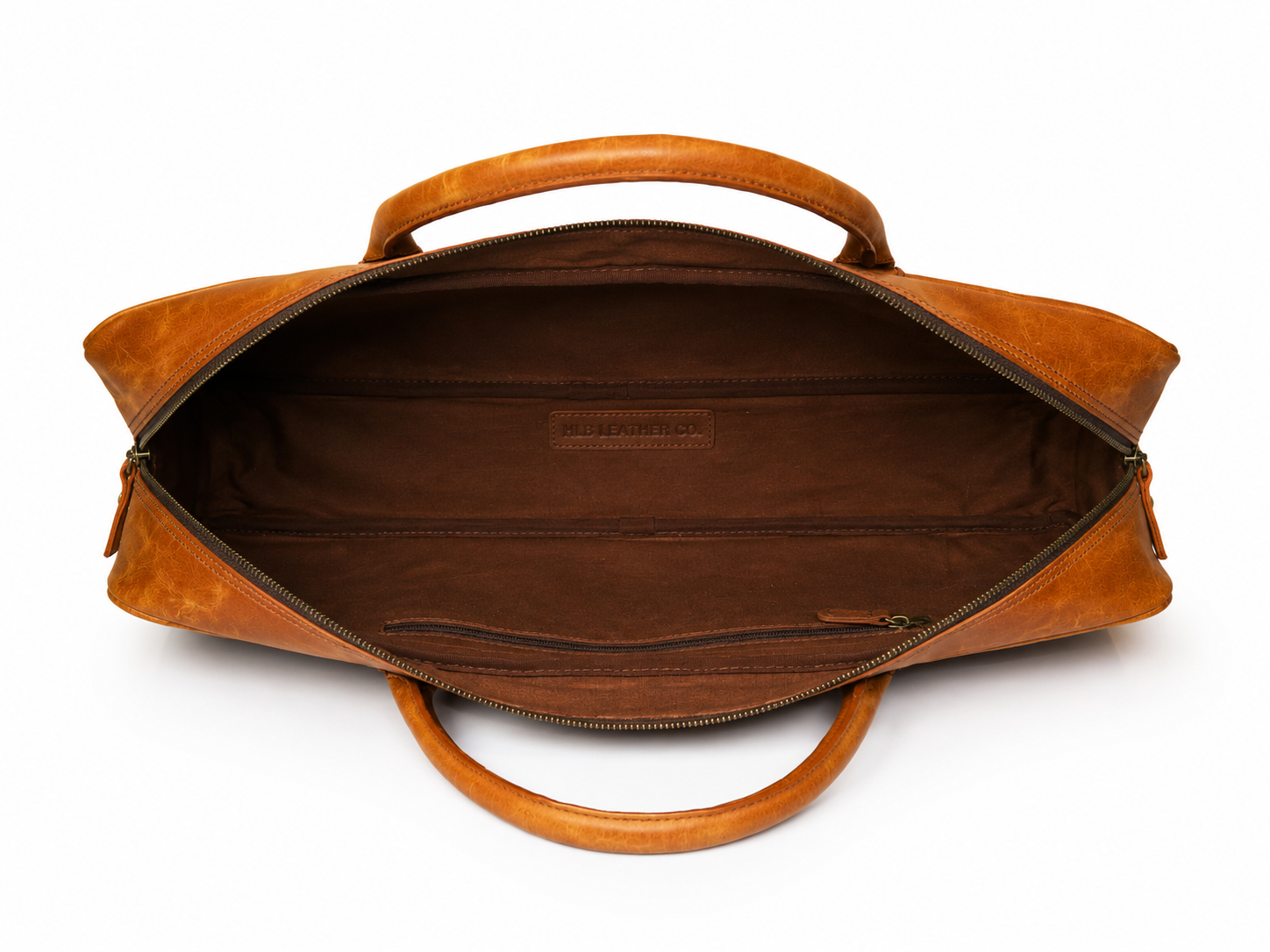 Premium Buffalo Leather Chef Knife Bag – Ochre Brown
