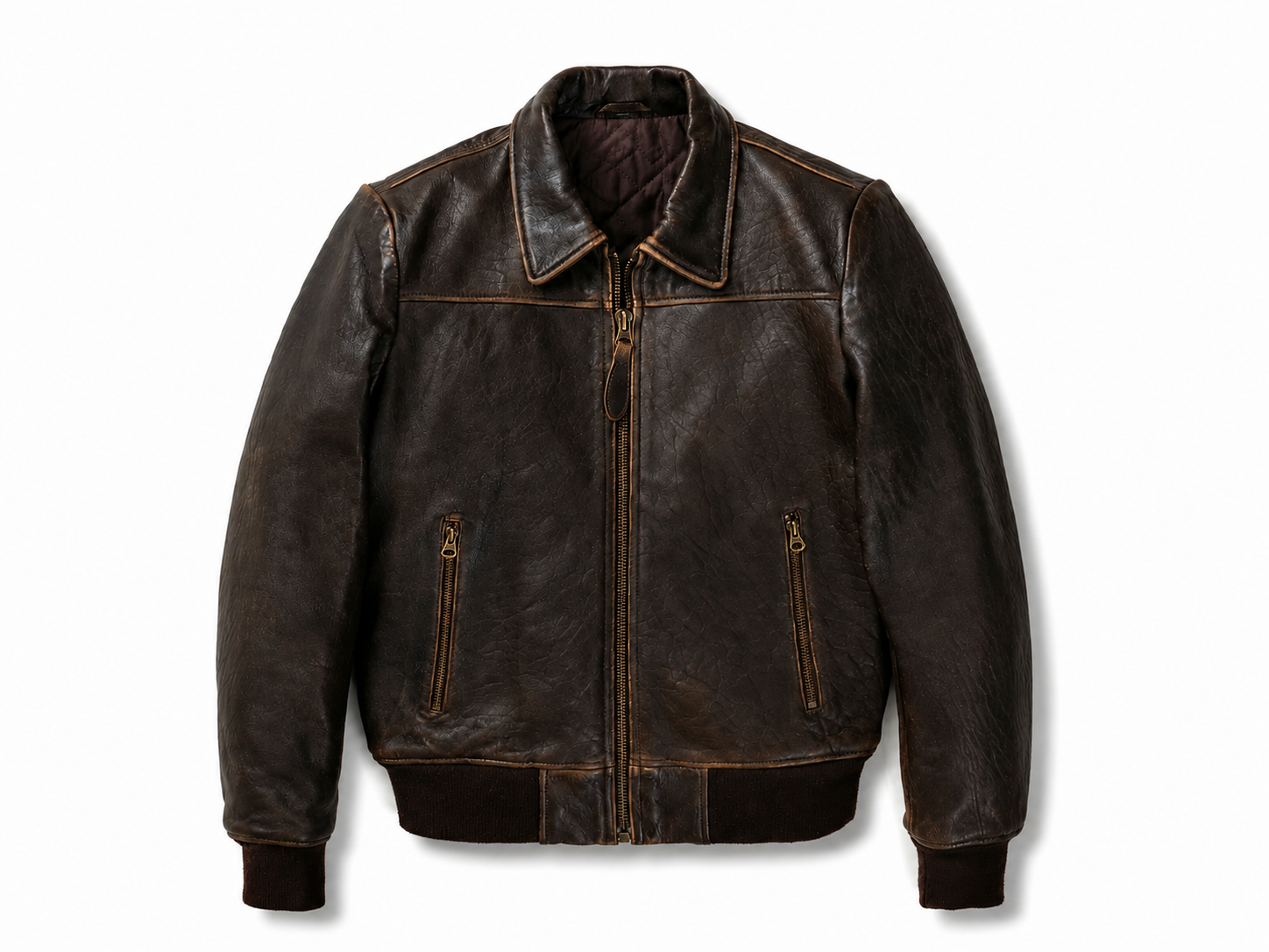 Women’s Lambskin Leather A-2 Flight Jacket – 21.5 Inch