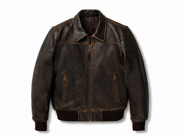 Women’s Lambskin Leather A-2 Flight Jacket – 21.5 Inch