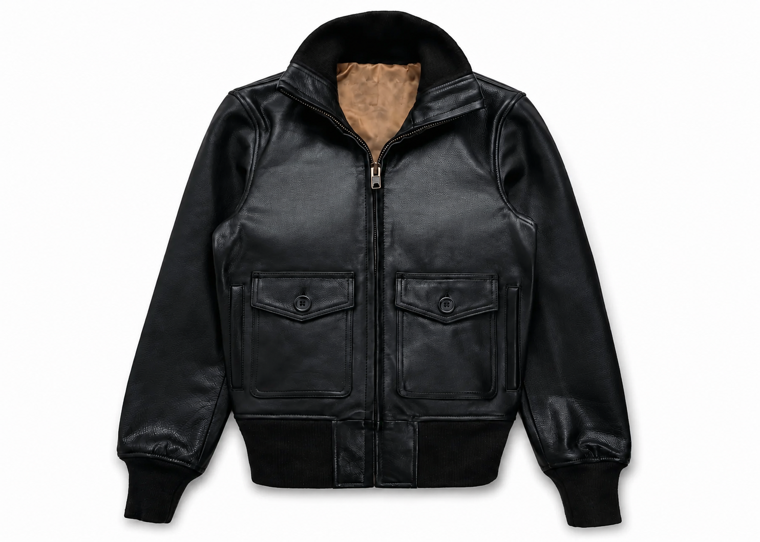 Women’s Lightweight Cowhide Leather A-1 Flight Jacket – 23 Inch